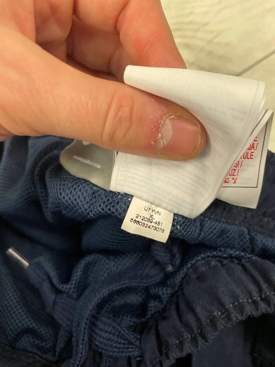 Nike Vintage Nike Track Pants 00s Big Logo Y2K Drill Size US 36 / EU 52 - 9 Thumbnail