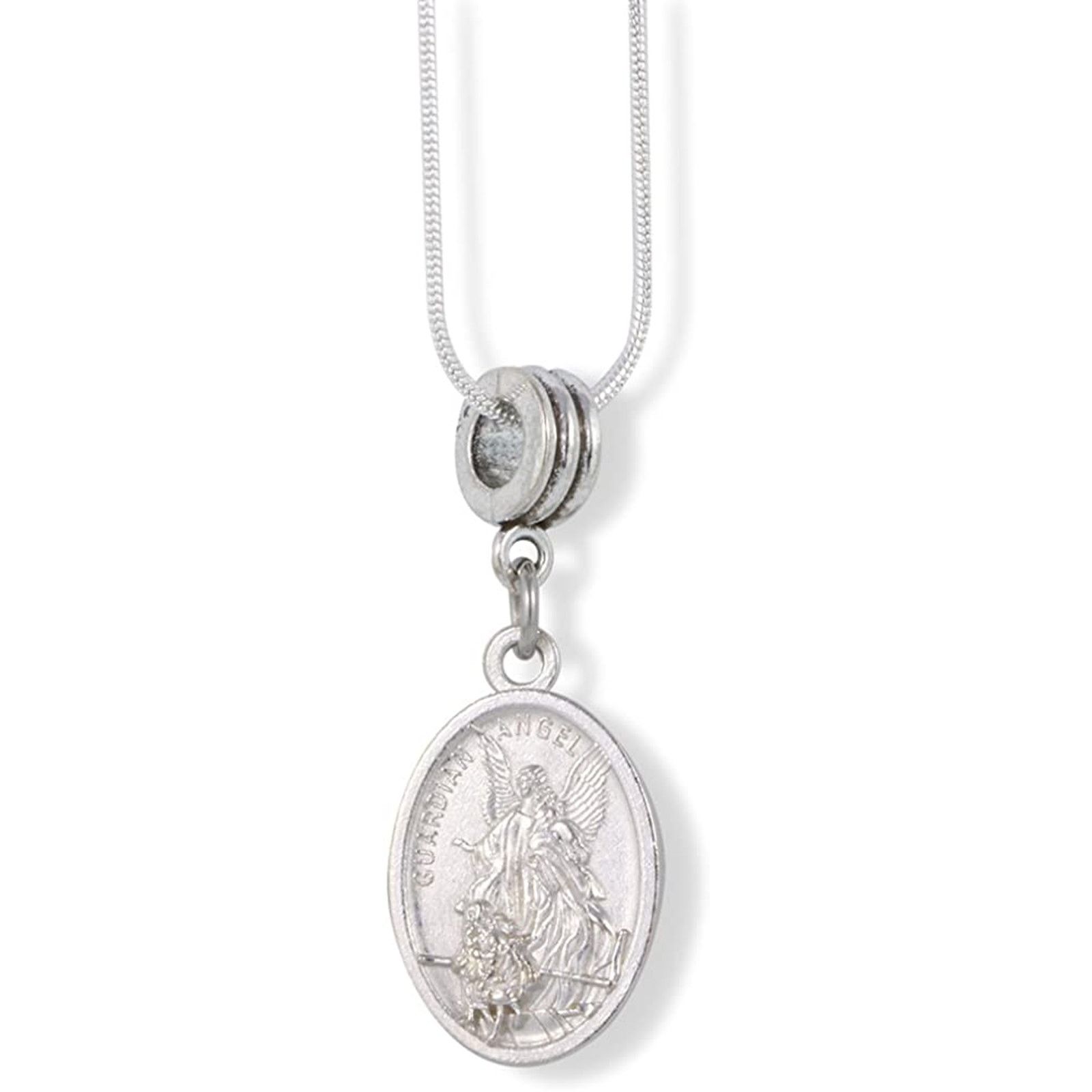 & Other Stories Saint Michael Charm Snake Chain Necklace Size ONE SIZE - 2 Thumbnail