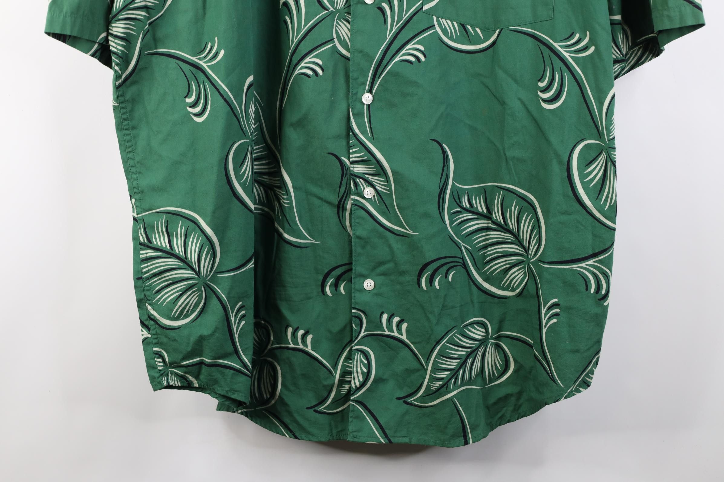 Banana Republic Vintage 90s Banana Republic Leaf Beach Luau Button Shirt Size US L / EU 52-54 / 3 - 3 Thumbnail