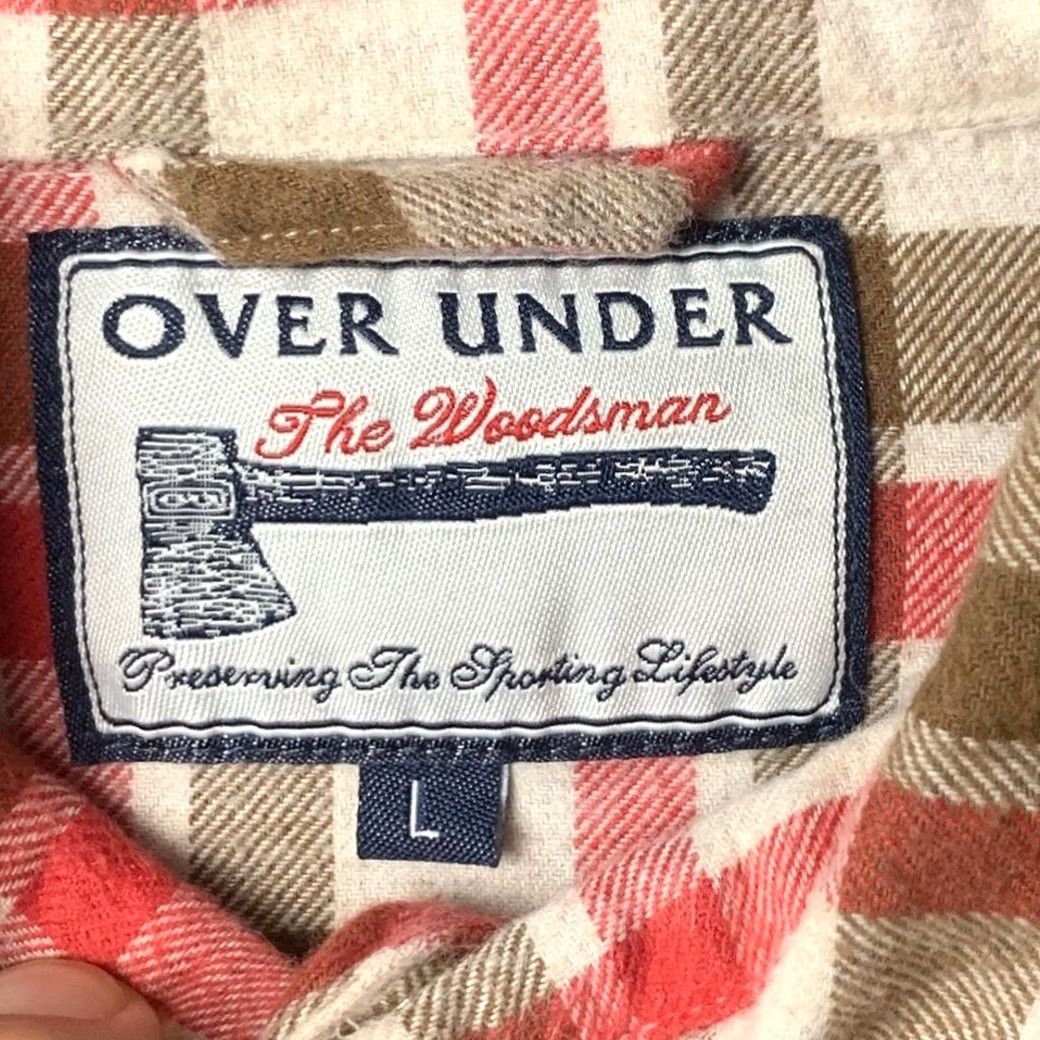 Undercover Over Under Men Large Long Sleeve Plaid Button Down Shirt Blue Size US L / EU 52-54 / 3 - 4 Thumbnail
