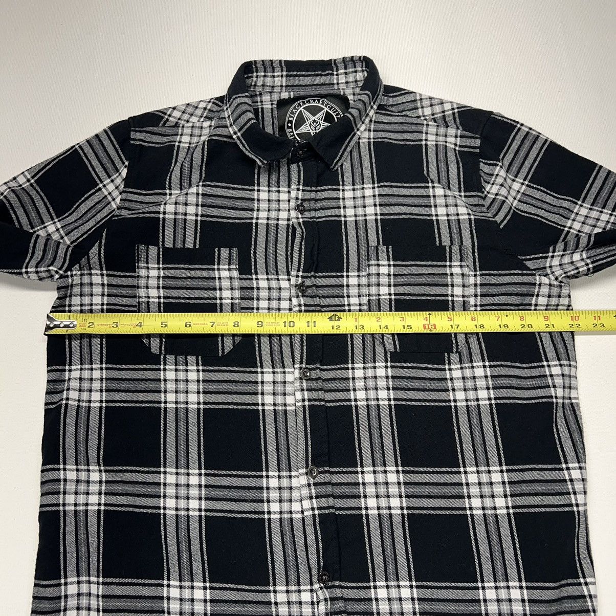 Other Black Craft Cult Flannel Shirt Black Plaid Button Up Graphic Size US L / EU 52-54 / 3 - 19 Thumbnail