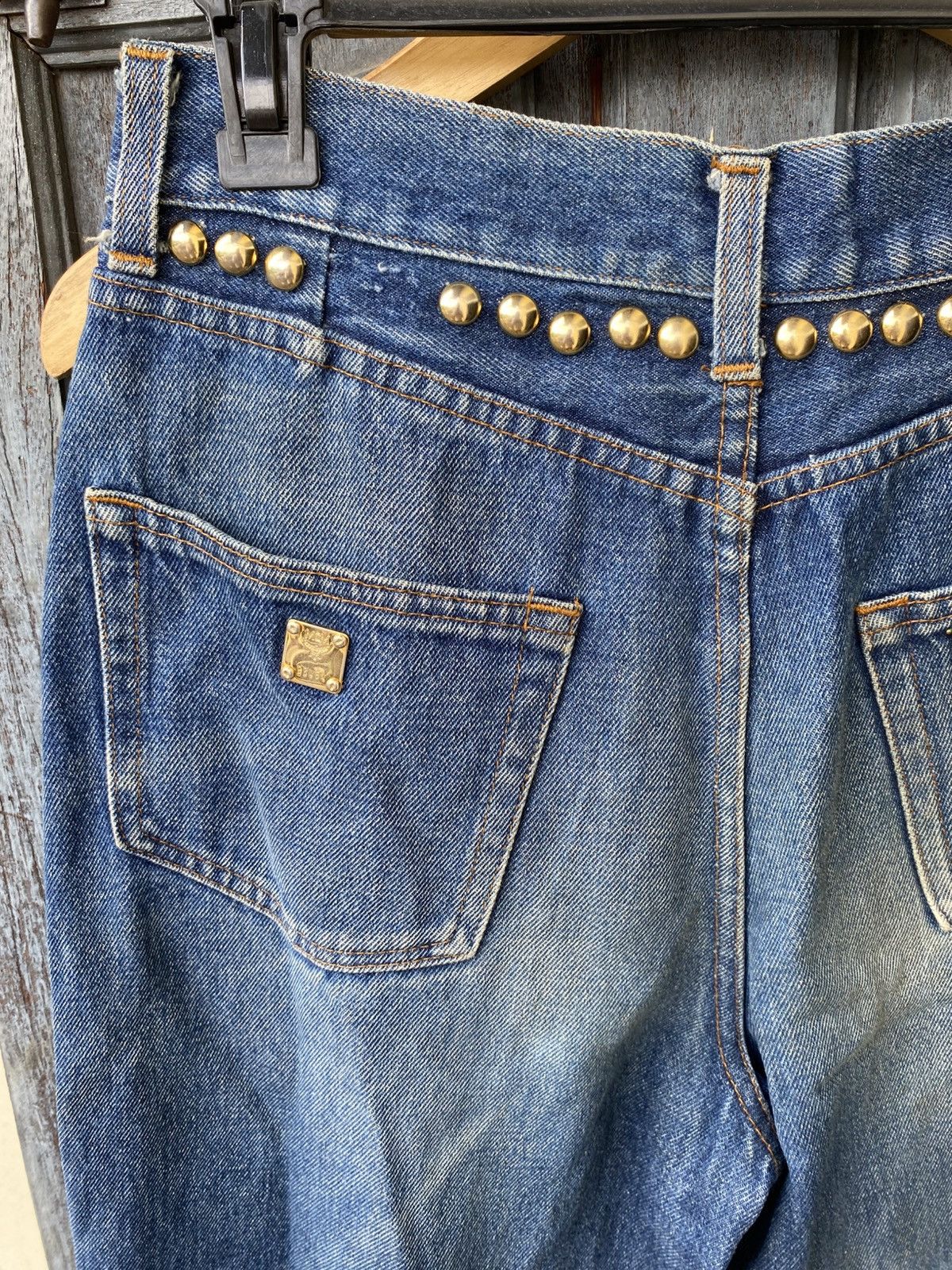MCM MCM Vintage Jeans Denim Studded Rare Y2K Luxury With Rivet Size US 29 - 9 Thumbnail