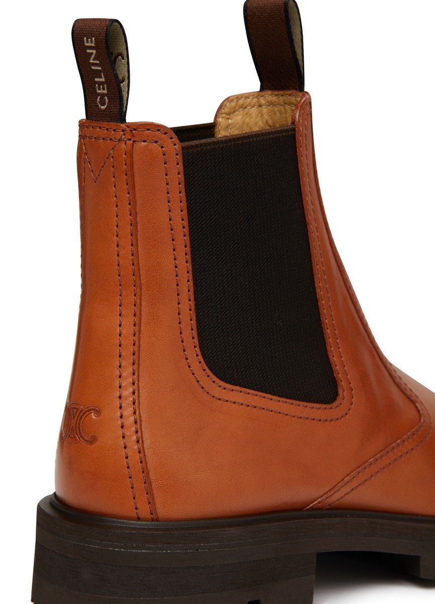 Celine o1bcso1str0924 Margaret Chelsea Boot in Calfskin in Honey Size US 7.5 / IT 37.5 - 6 Thumbnail