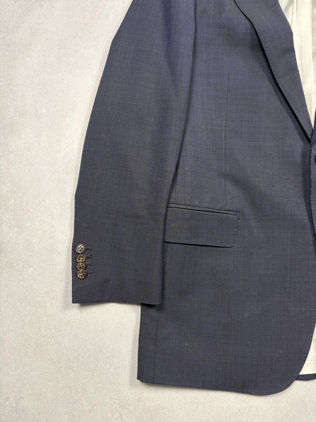 Suitsupply Man SuitSupply Wool Mohair Blazer Navy EU52 Drop 6 Size 42R - 4 Thumbnail