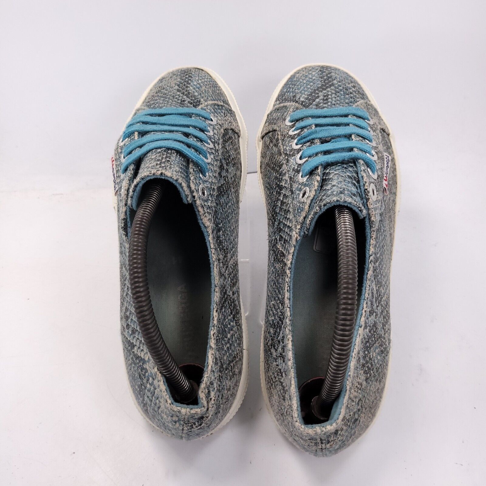 Superga Superga Sneaker Shoes Womens Size 10.5 41 Gray Snake Skin Size US 10.5 / IT 40.5 - 4 Thumbnail