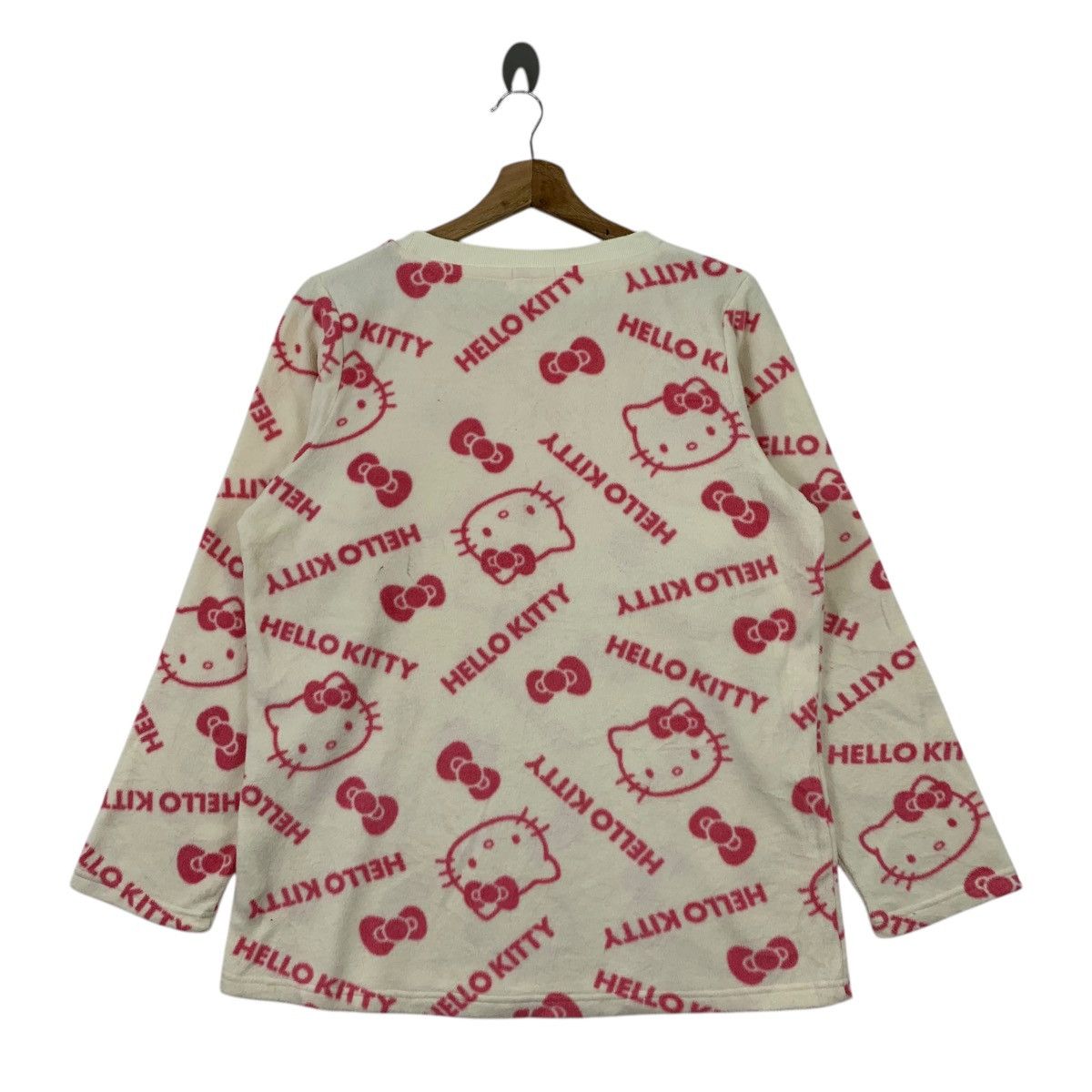 Japanese Brand HELLO KITTY Japanese Cartoon Fullprint T-Shirt Long Sleeve Size L / US 10 / IT 46 - 2 Thumbnail