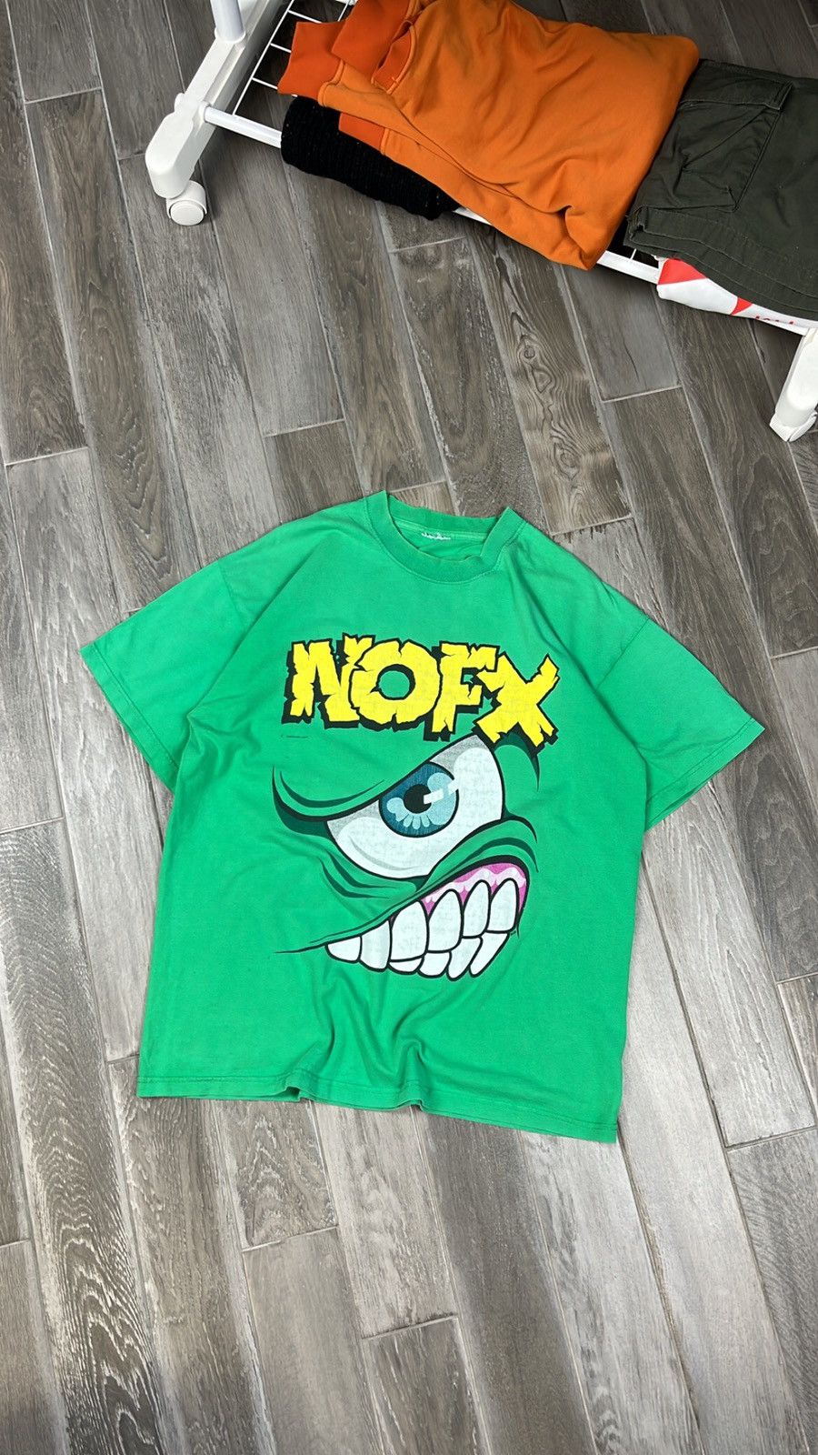 Band Tees × Vintage Rare❗️ Vintage NOFX Mons Tour rock hype tee Size US L / EU 52-54 / 3 - 1 Thumbnail