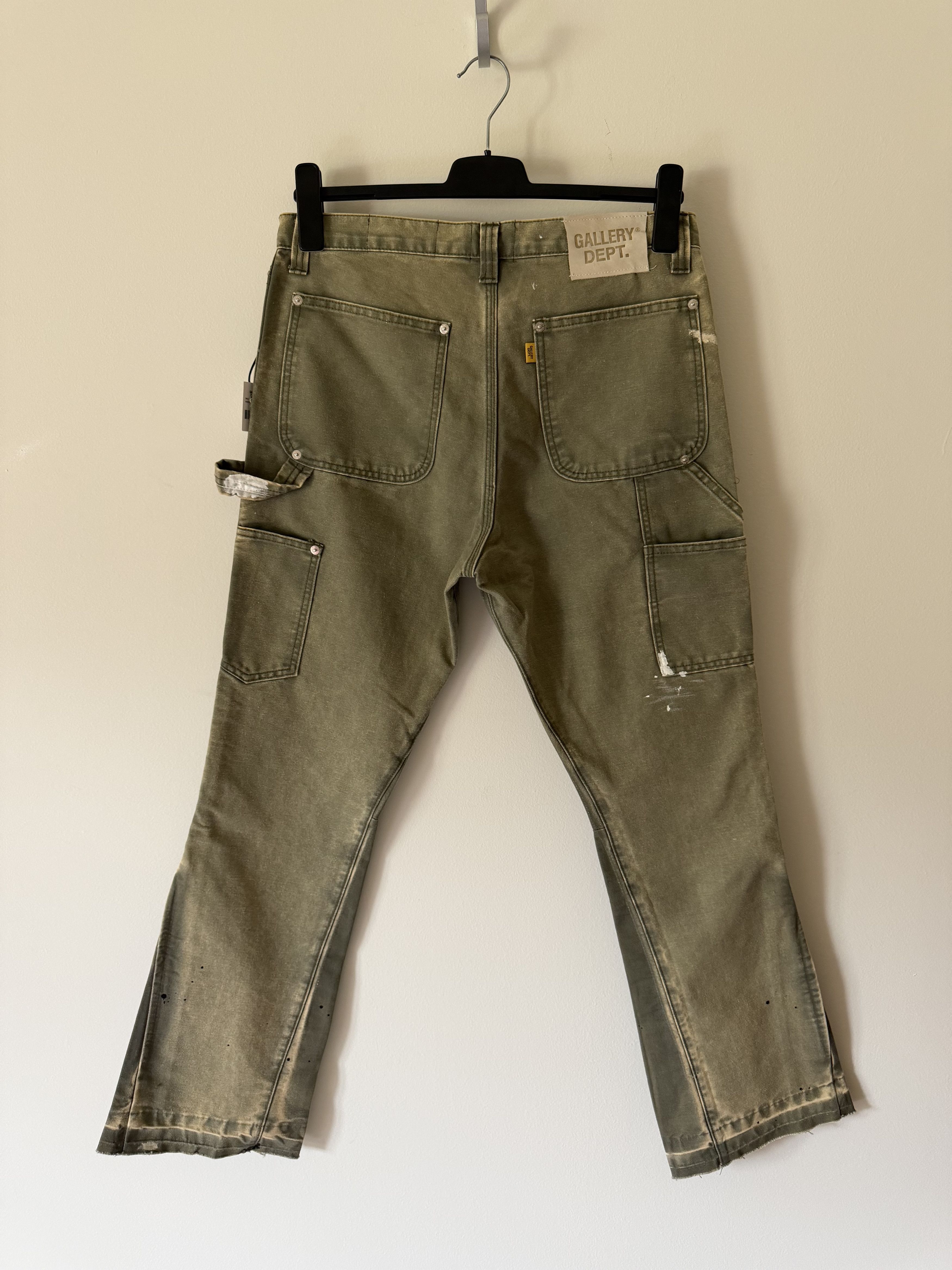 Gallery Dept. Gallery Dept. LA Flare Carpenter Pants in Moss Green Size US 33 - 6 Thumbnail