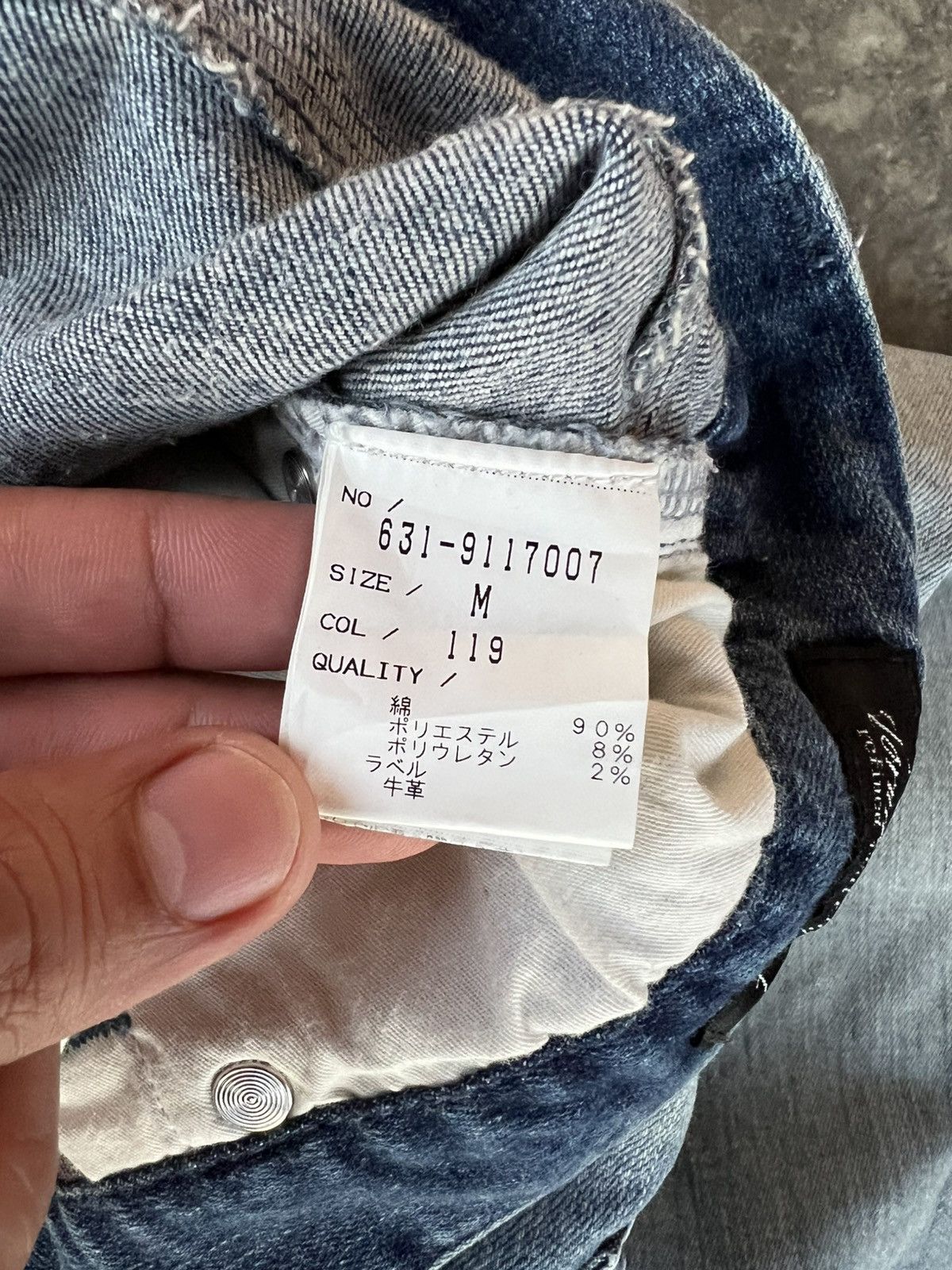 If Six Was Nine × Tornado Mart TORNADO MART FADED WASHED DISTRESS JEANS VERY RARE Size US 32 / EU 48 - 19 Thumbnail