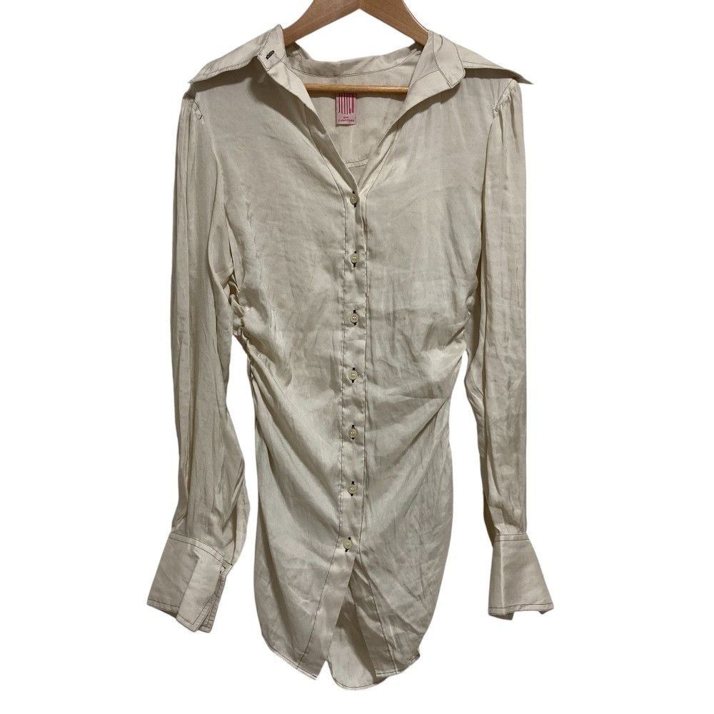 Other Other Fetico Gatherer Satin Shirt Others Tops FTC212-0101 DUTY FREE for USA Size ONE SIZE - 1 Thumbnail