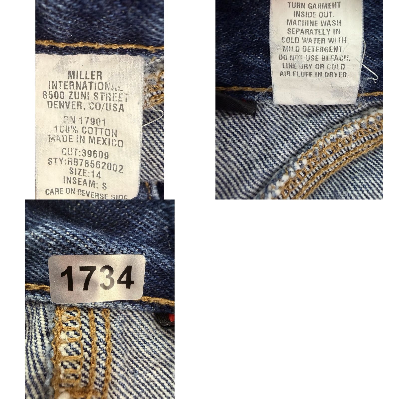 Vintage VINTAGE Rockies Jeans Womens 38x30 ACTUAL Relaxed Fit Western Mom Jeans 90s Size 26" / US 2 / IT 38 - 9 Thumbnail
