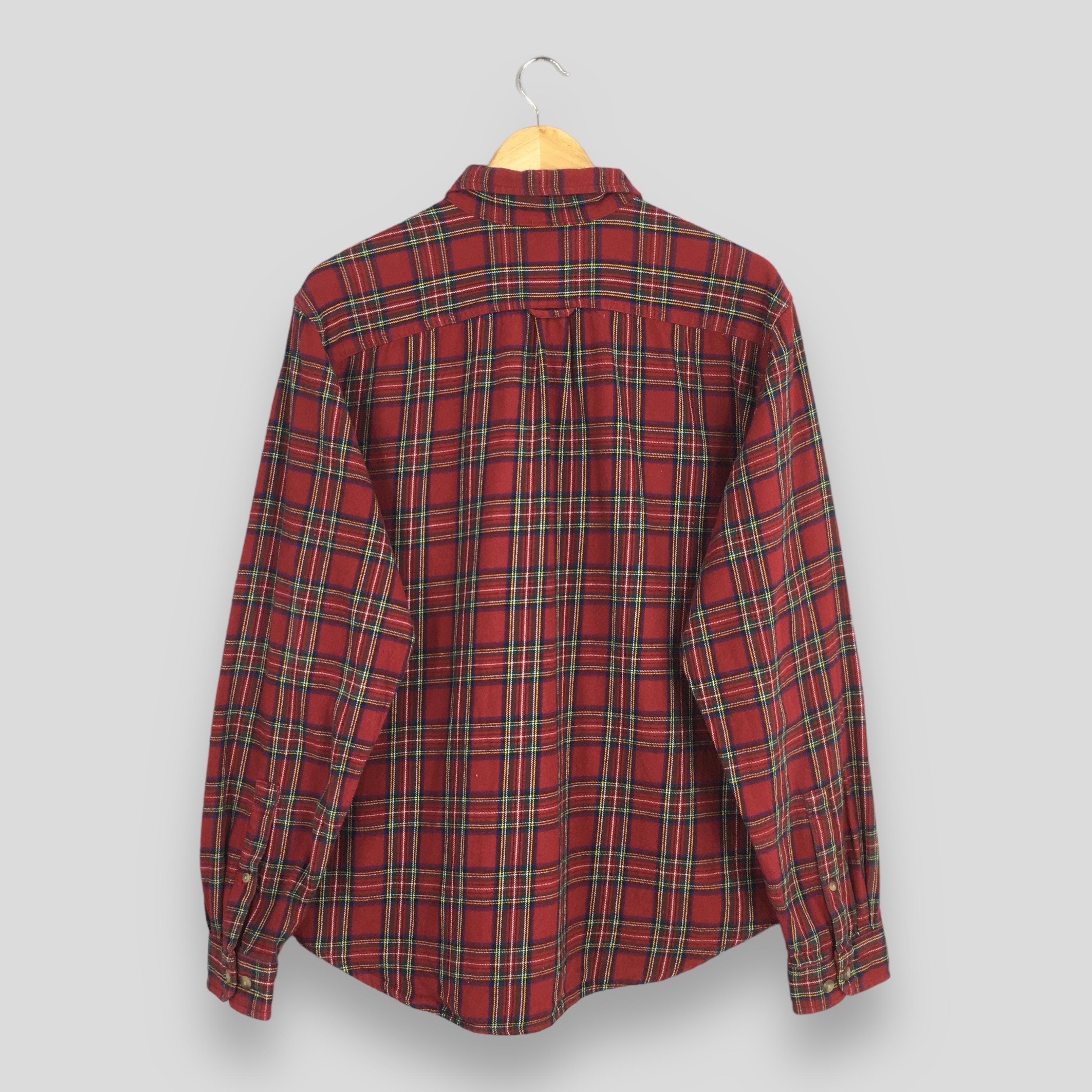 Eddie Bauer × Flannel × Vintage Vintage 90's Eddie Bauer Plaid Checkered Flannel XLarge Size US XL / EU 56 / 4 - 7 Thumbnail