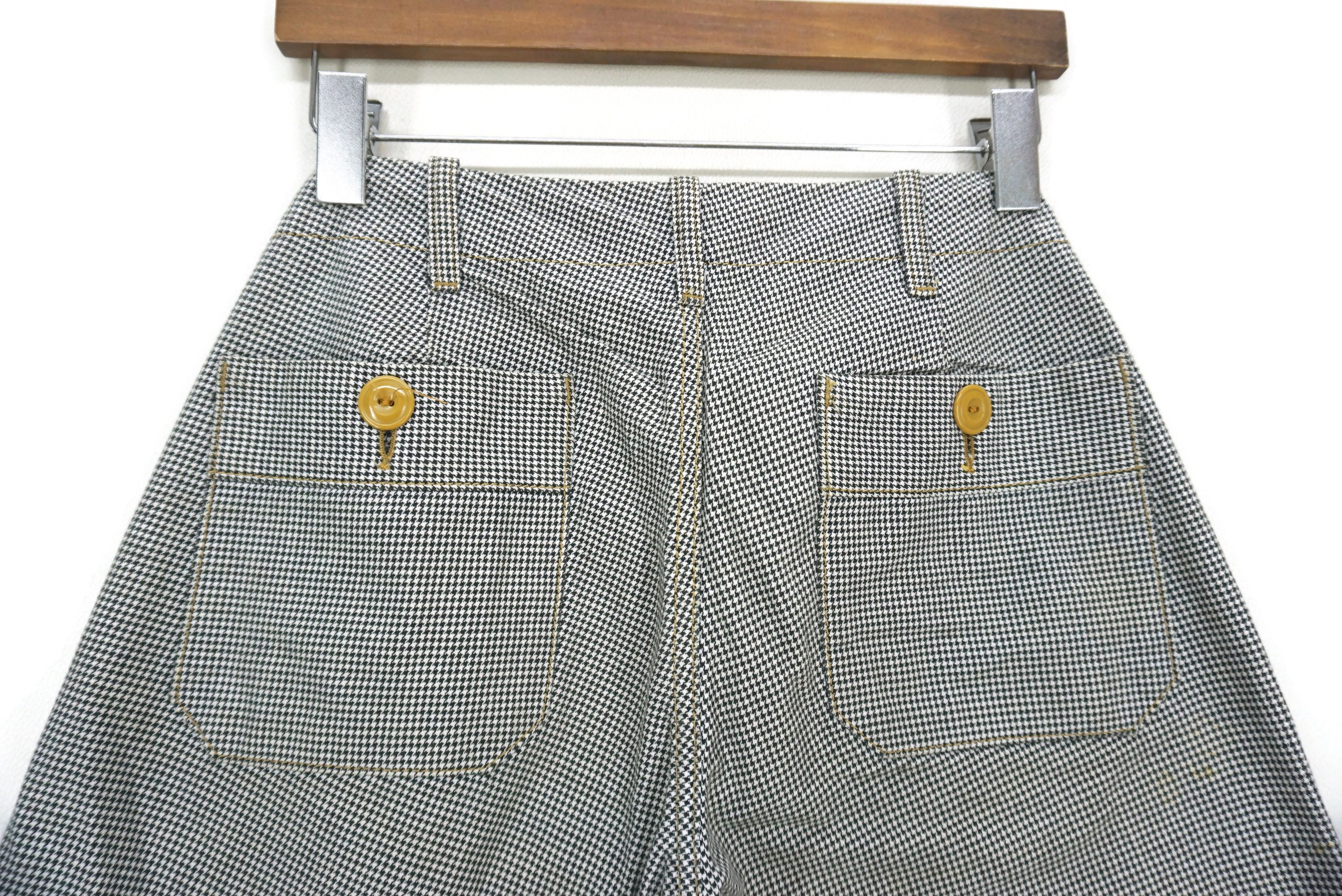 Japanese Brand John Bull Pants Size W30xL31.5 Low Rise Workwear Houndstooth Size US 30 / EU 46 - 10 Thumbnail