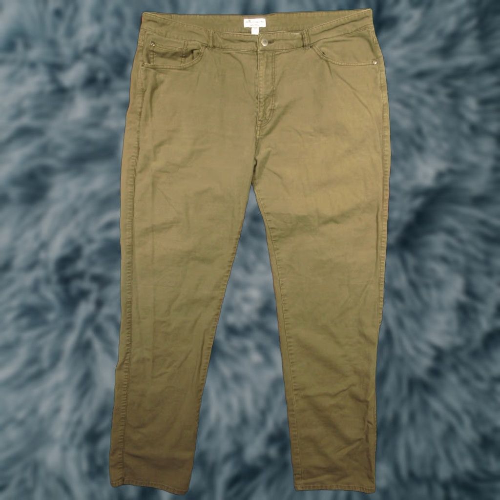 Peter Millar VINTAGE Peter Millar Pants Mens 40x33 Brown Chino Regular Slash Pocket 40 33 Cotton Spandex Stretch Designer Modern Classic Tree 90s? Size US 40 / EU 56 - 1 Thumbnail