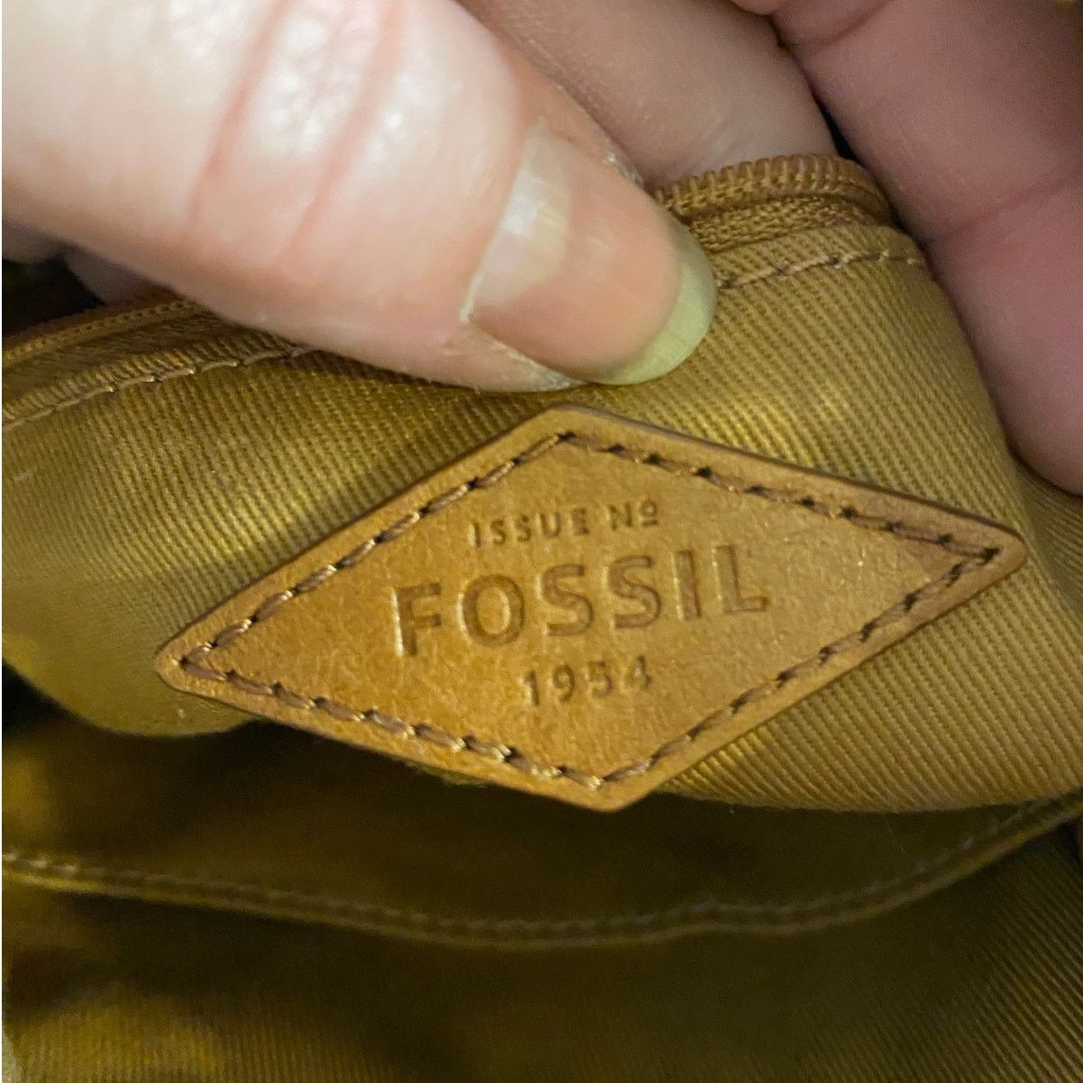 Fossil Retro Woven Leather Crossbody Fossil Tan Multicolor Size ONE SIZE - 5 Thumbnail