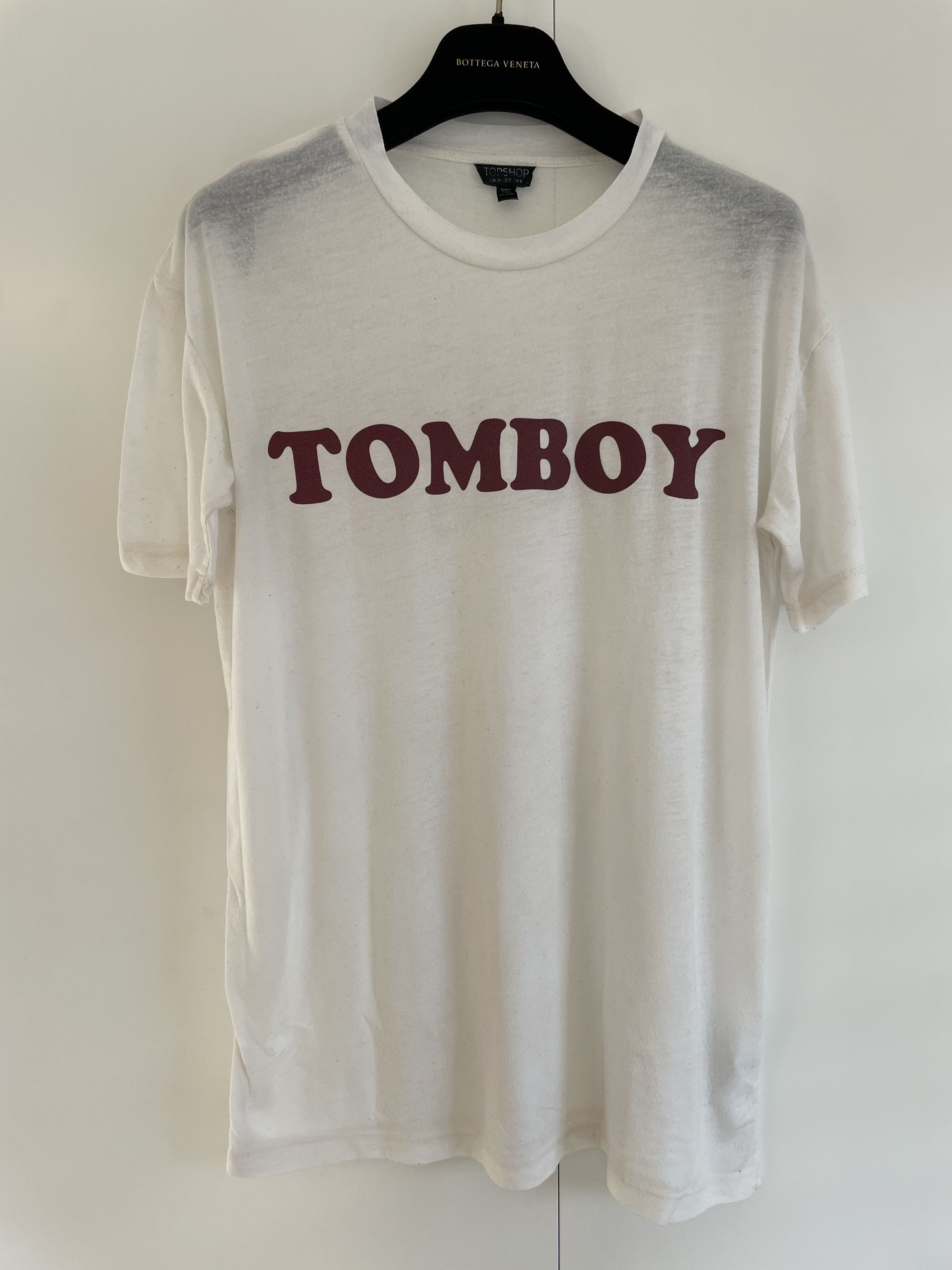 Topshop TOMBOY T-SHIRT Size US S / EU 44-46 / 1 - 1 Thumbnail
