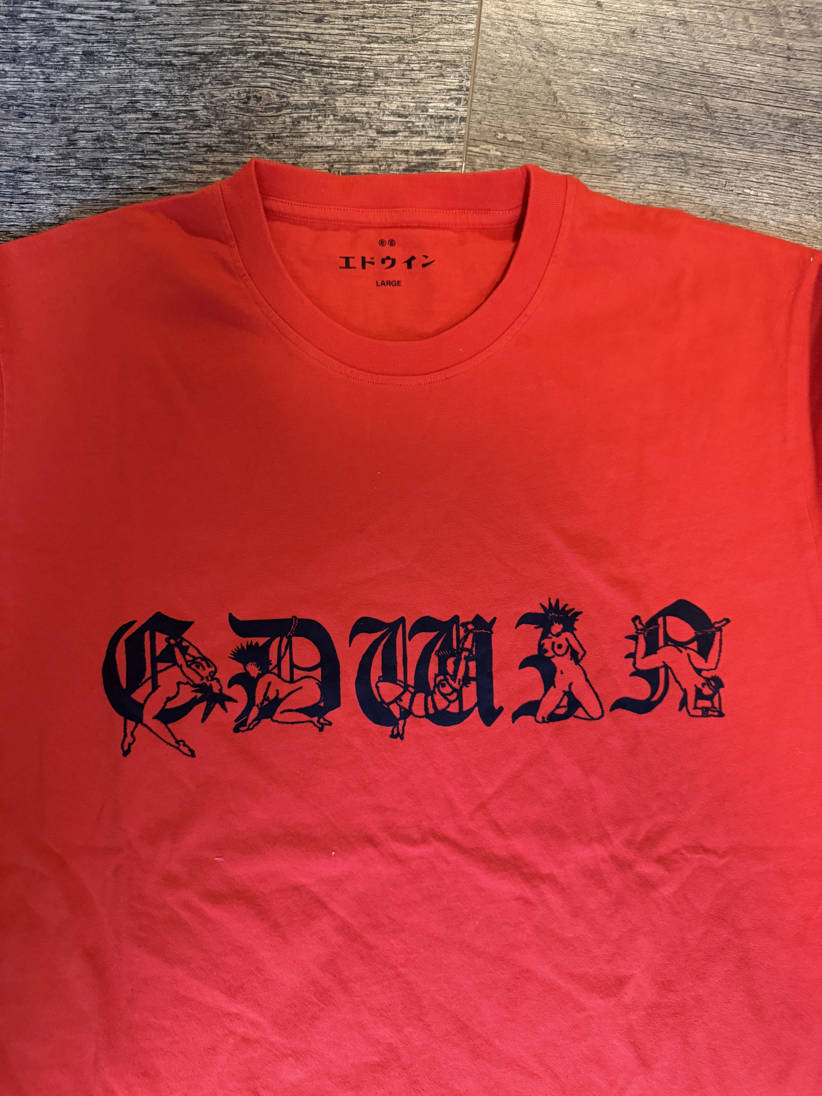 Edwin EDWIN Kinbaku-Bi II T-Shirt Size US L / EU 52-54 / 3 - 2 Thumbnail