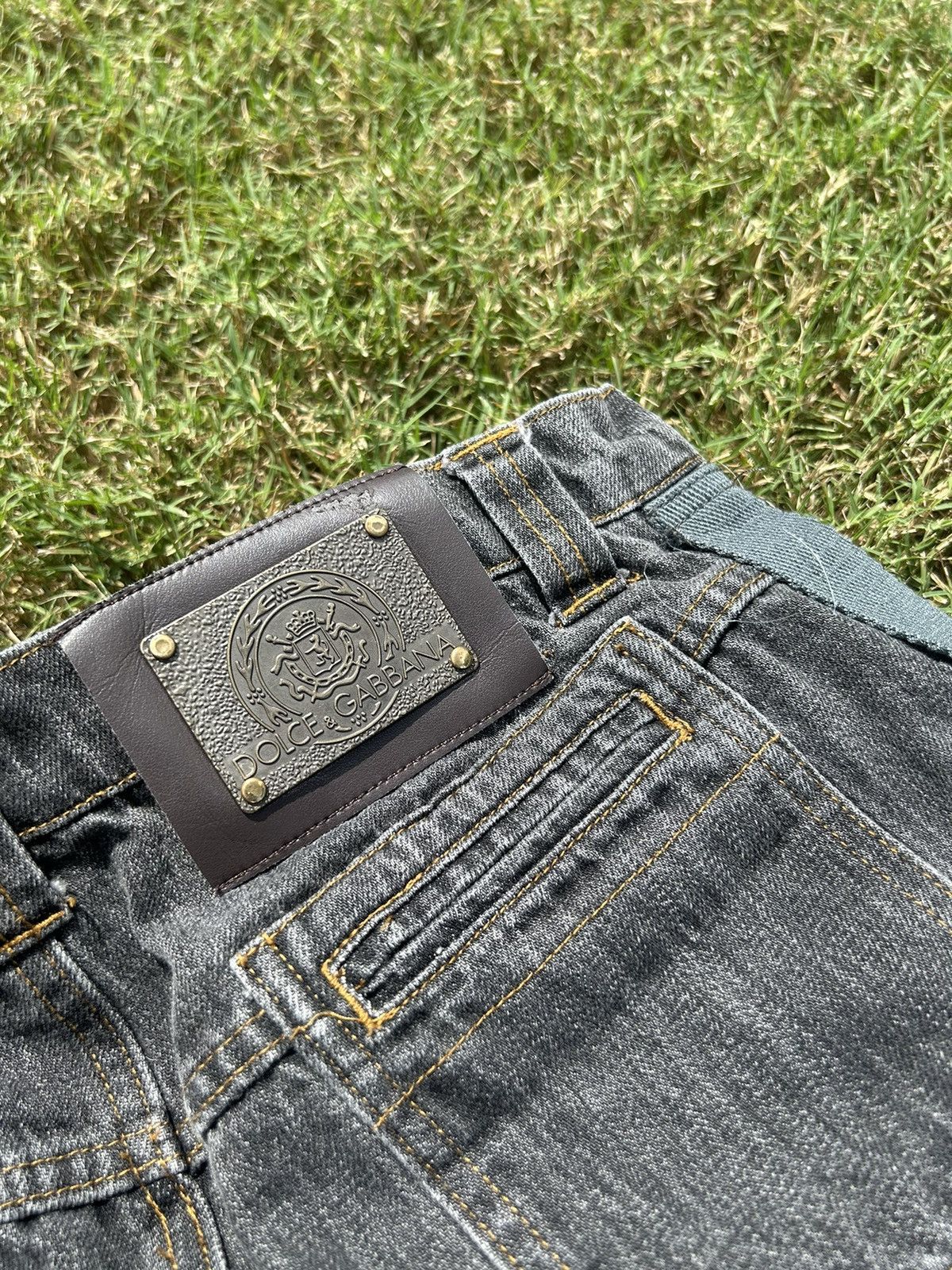 Dolce & Gabbana Vintage SS04 Dolce & Gabbana Archive Bondage Denim Jeans Size US 31 - 14 Thumbnail