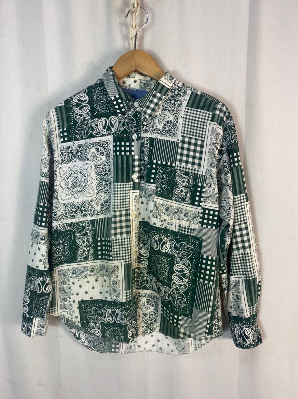 Japanese Brand Unisex🔥Paisley button up shirt by story Size M / US 6-8 / IT 42-44 - 1 Thumbnail