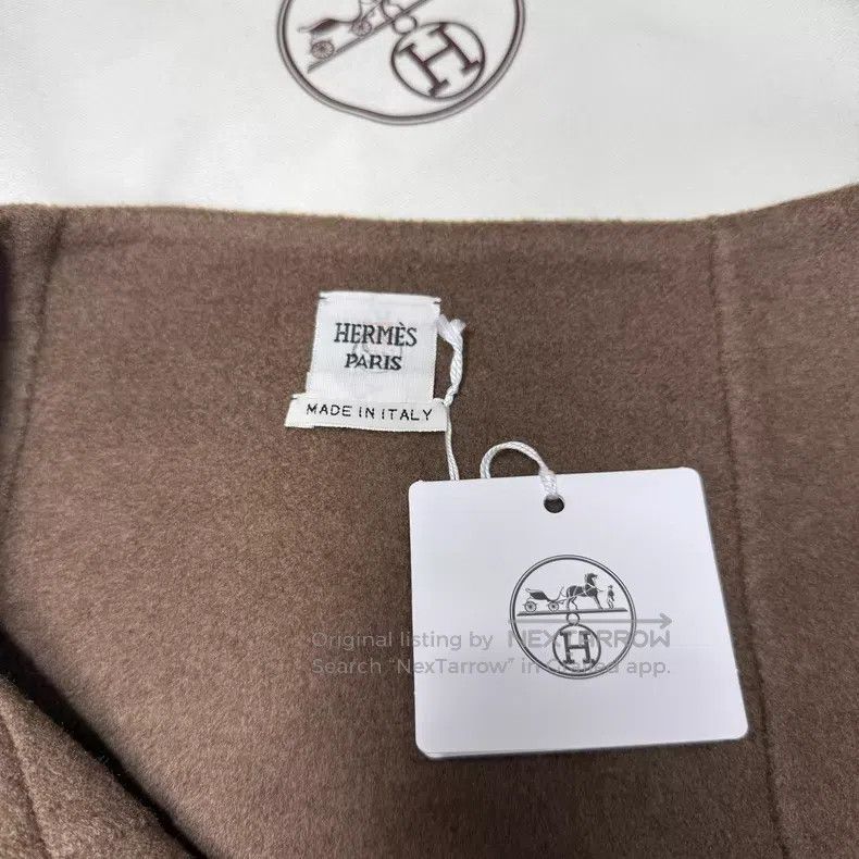 Hermes Hermes Camel Cashmere Fringe Skirt Size 25" / US 0 / IT 36 - 4 Thumbnail