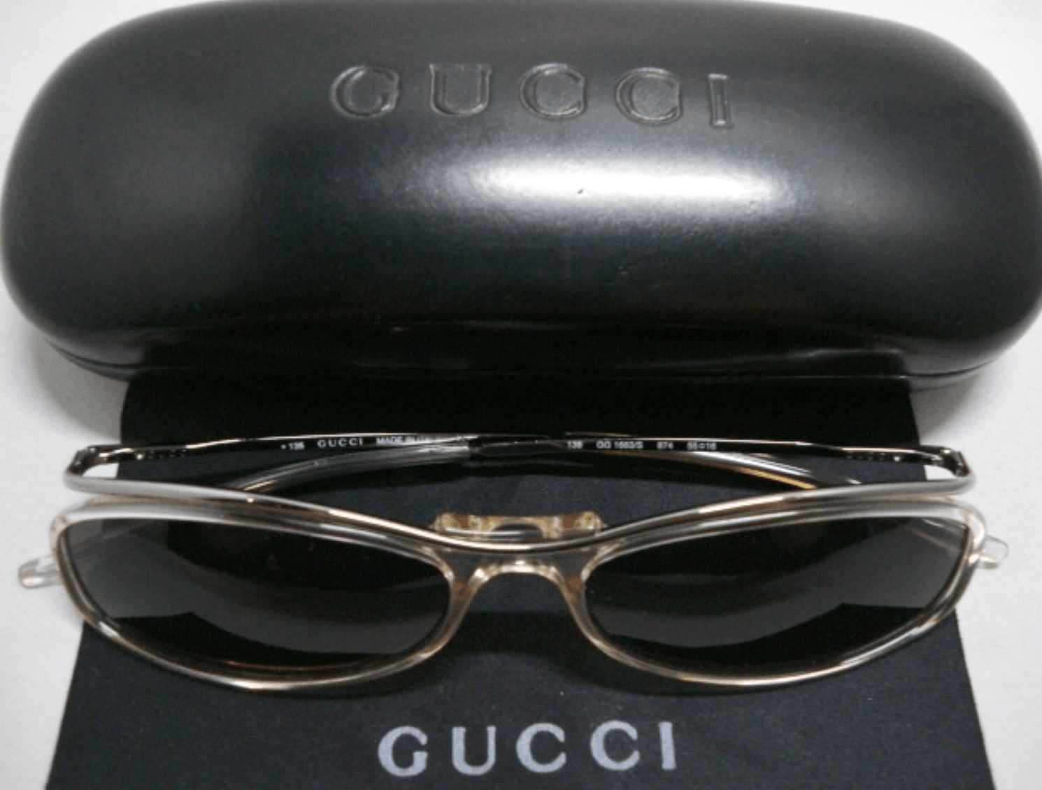 Gucci GUCCI Sunglasses GG1663 Wrap Shield Metal Mask Tom Ford Size ONE SIZE - 1 Thumbnail