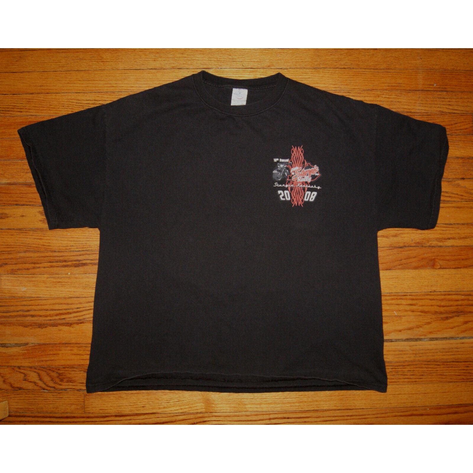 Delta 2008 Little Sturgis Kentucky 2XL TShirt Motorcycle 2 Sided Size US XXL / EU 58 / 5 - 2 Thumbnail