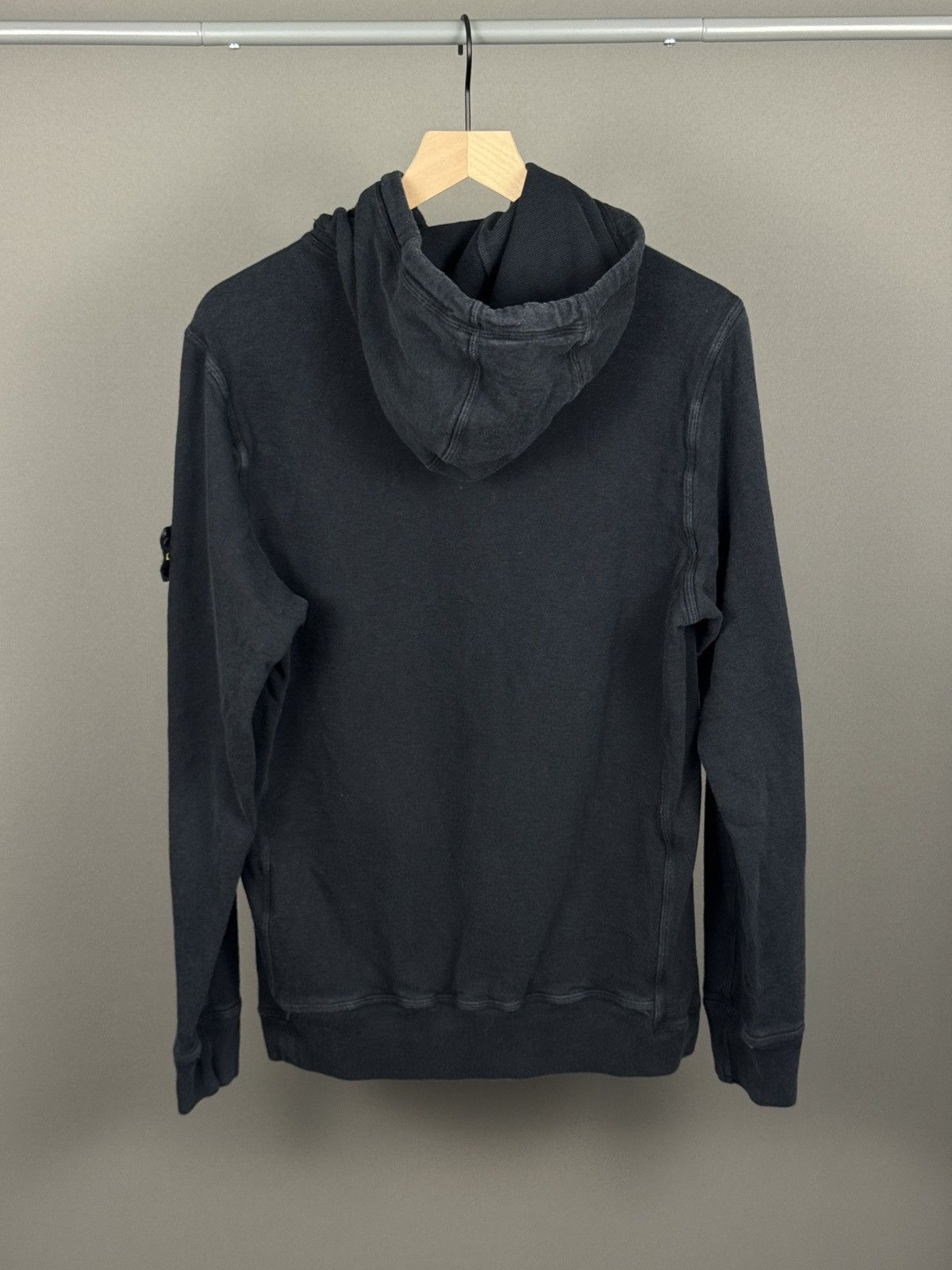 Stone Island Stone Island Garment Dyed Black Hoodie Size US M / EU 48-50 / 2 - 6 Thumbnail