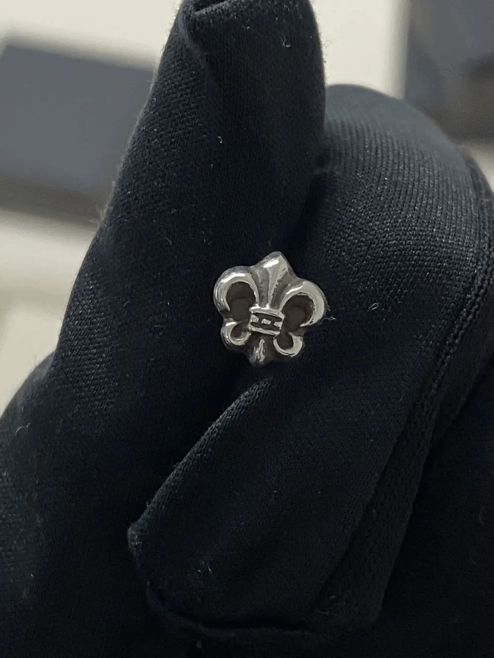 Chrome Hearts Chrome Hearts Silver Fleur Earring Ear Stud Size ONE SIZE - 5 Thumbnail