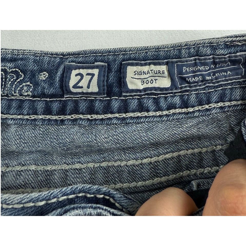 Miss Me Miss Me Signature Boot Cut Jeans - Women's Size 27 Size 32" / US 10 / IT 46 - 2 Thumbnail