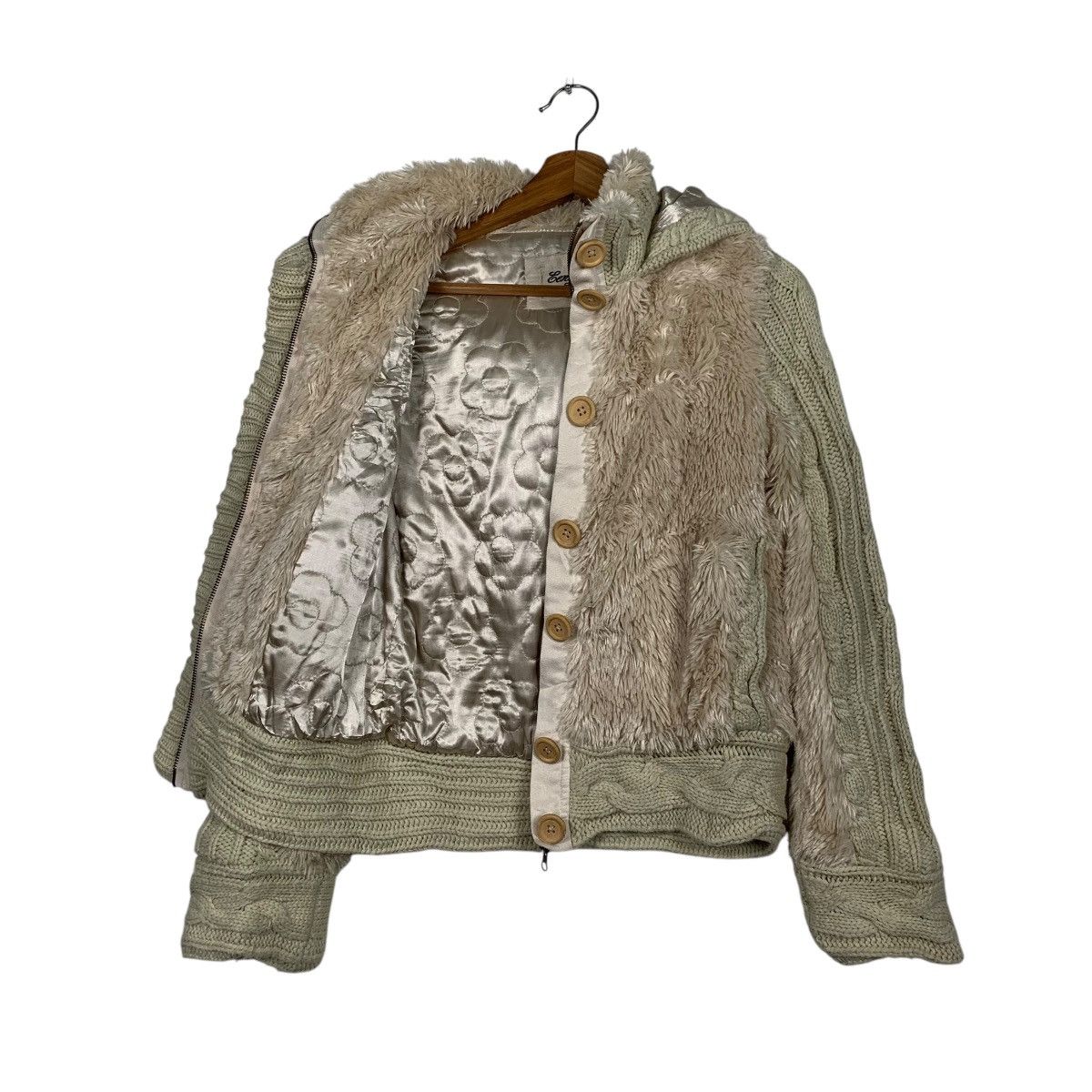 Japanese Brand Beni Meeni California Faux Fur Jacket Size S / US 4 / IT 40 - 10 Thumbnail
