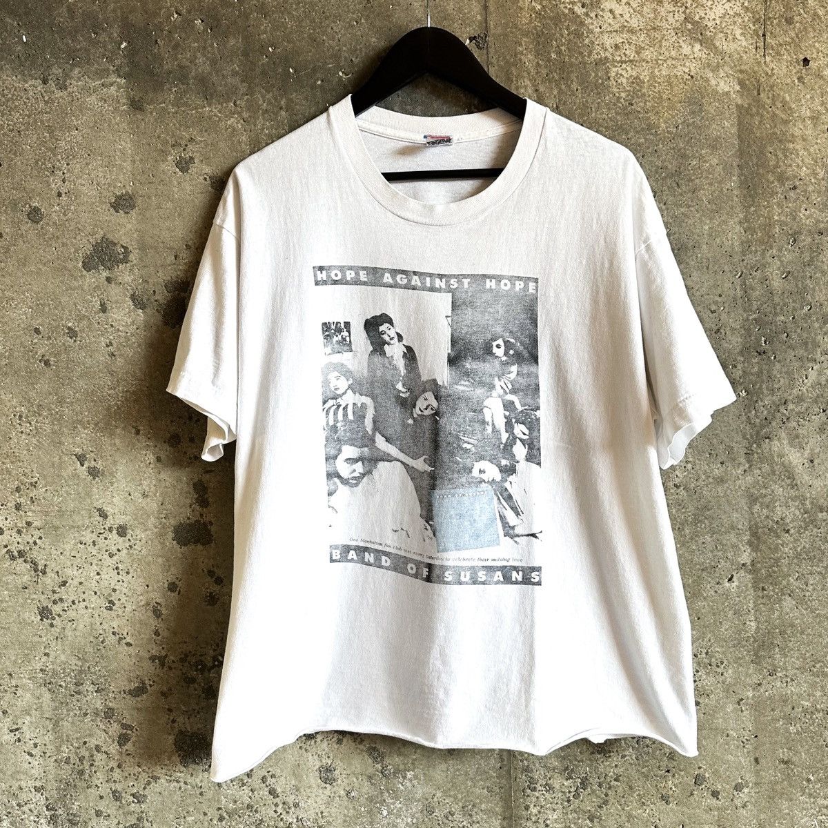 Vintage 90’s THRASHED BAND OF SUSANS Hope Against Hope Cropped Shirt Size US XL / EU 56 / 4 - 1 Thumbnail