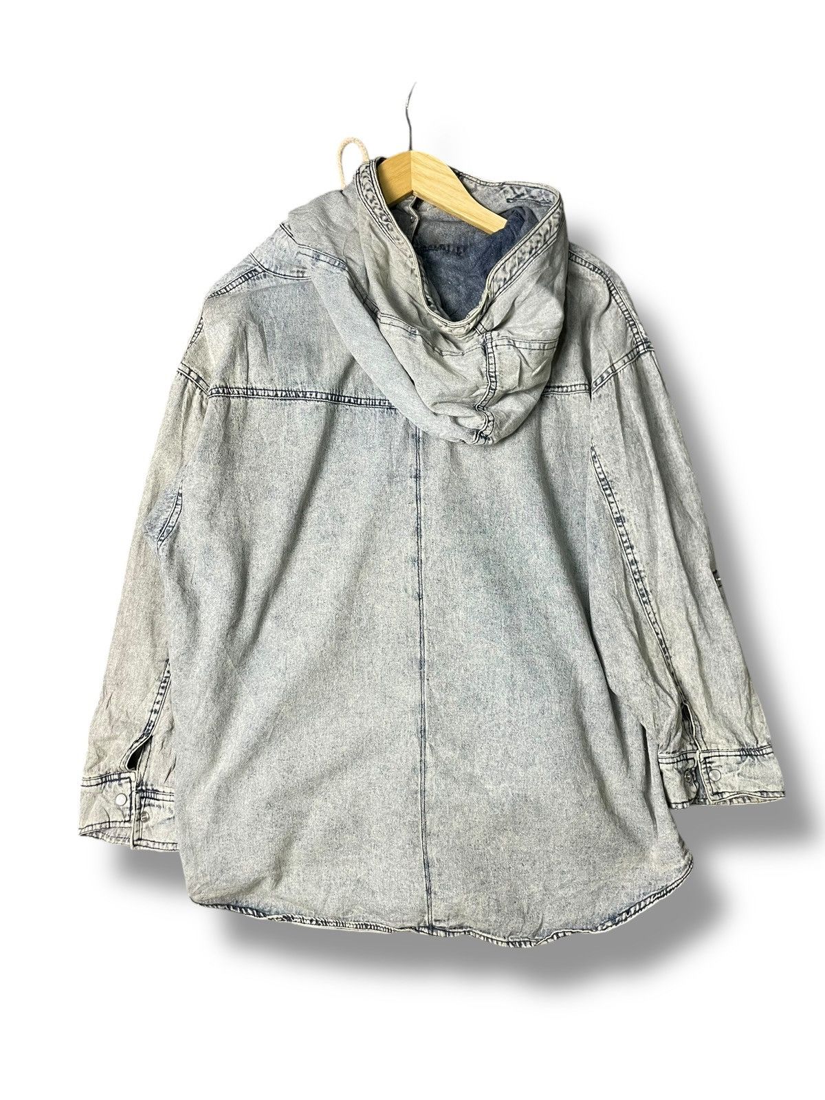 Japanese Brand × Vintage Japanese Brand Distressed Denim Hooded Jacket (75) Size US M / EU 48-50 / 2 - 9 Thumbnail