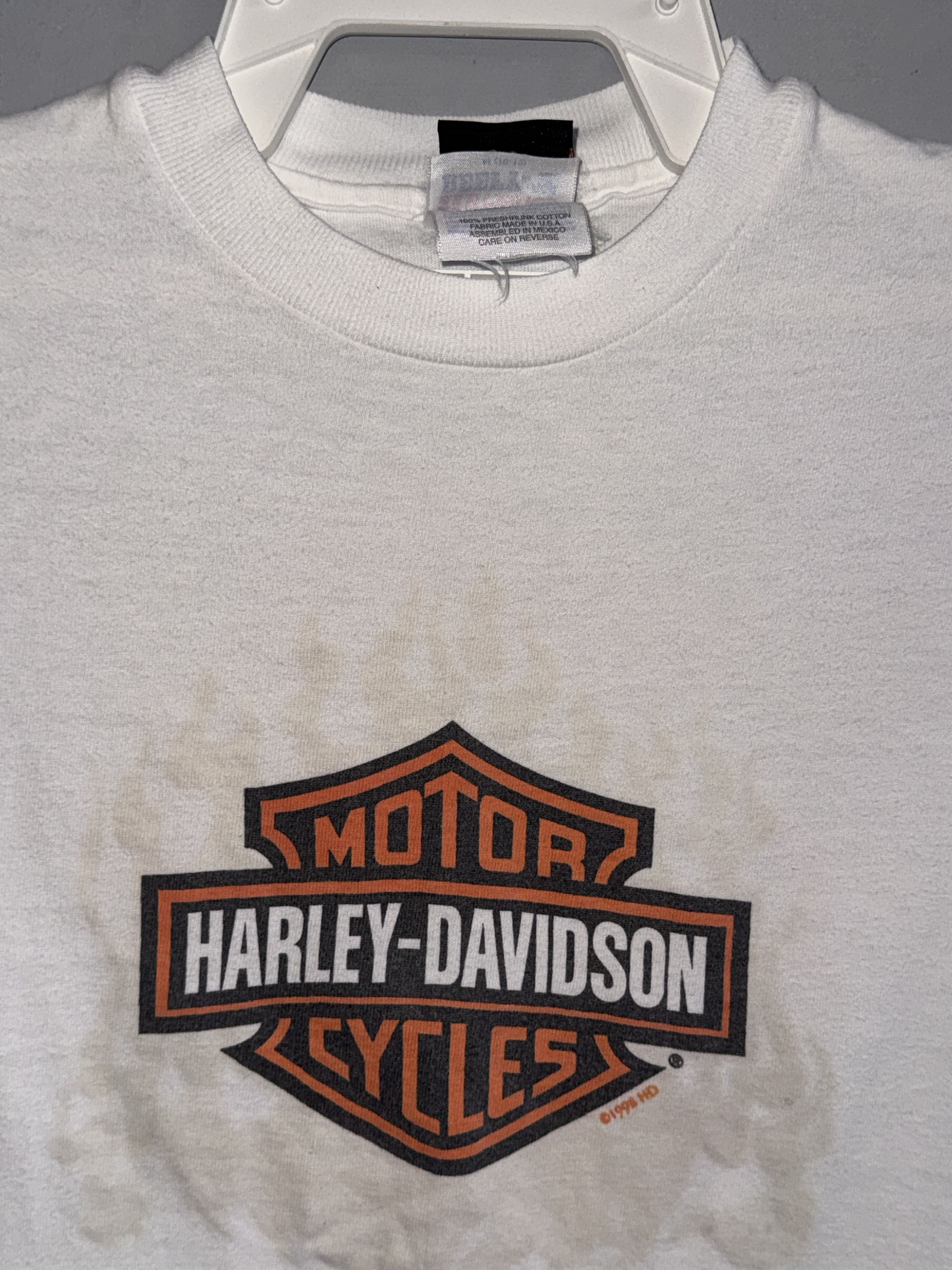 Harley Davidson Harley Davidson 1996 Vintage T-Shirt Size XXS / US 00 / IT 34 - 2 Thumbnail