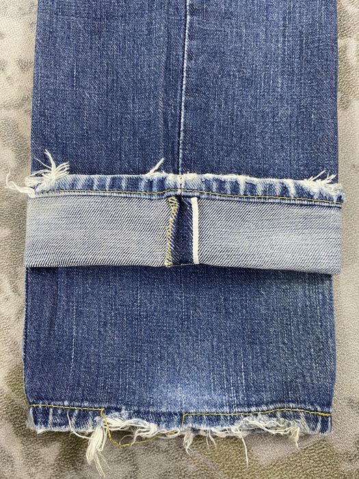 Hype Vintage Selvedge Lee Faded Blue Jeans 28x305 Denim Jn3786 Grailed