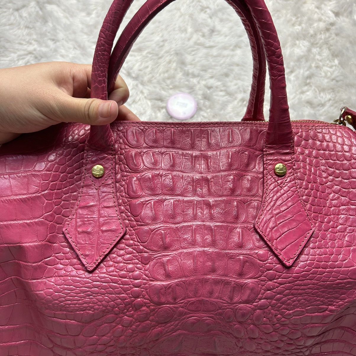 Vivienne Westwood vivienne westwood croco fuschia handbag Size ONE SIZE - 3 Thumbnail