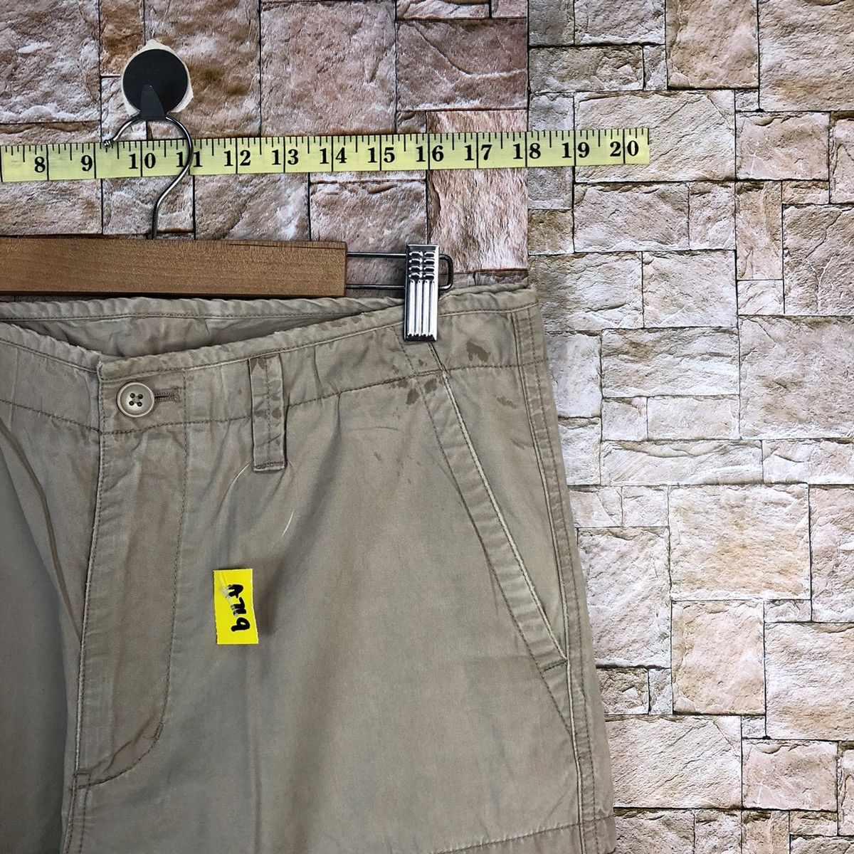 Japanese Brand Top Valu Brown Cargo Multipocket Pants #A719 Size US 32 / EU 48 - 8 Thumbnail