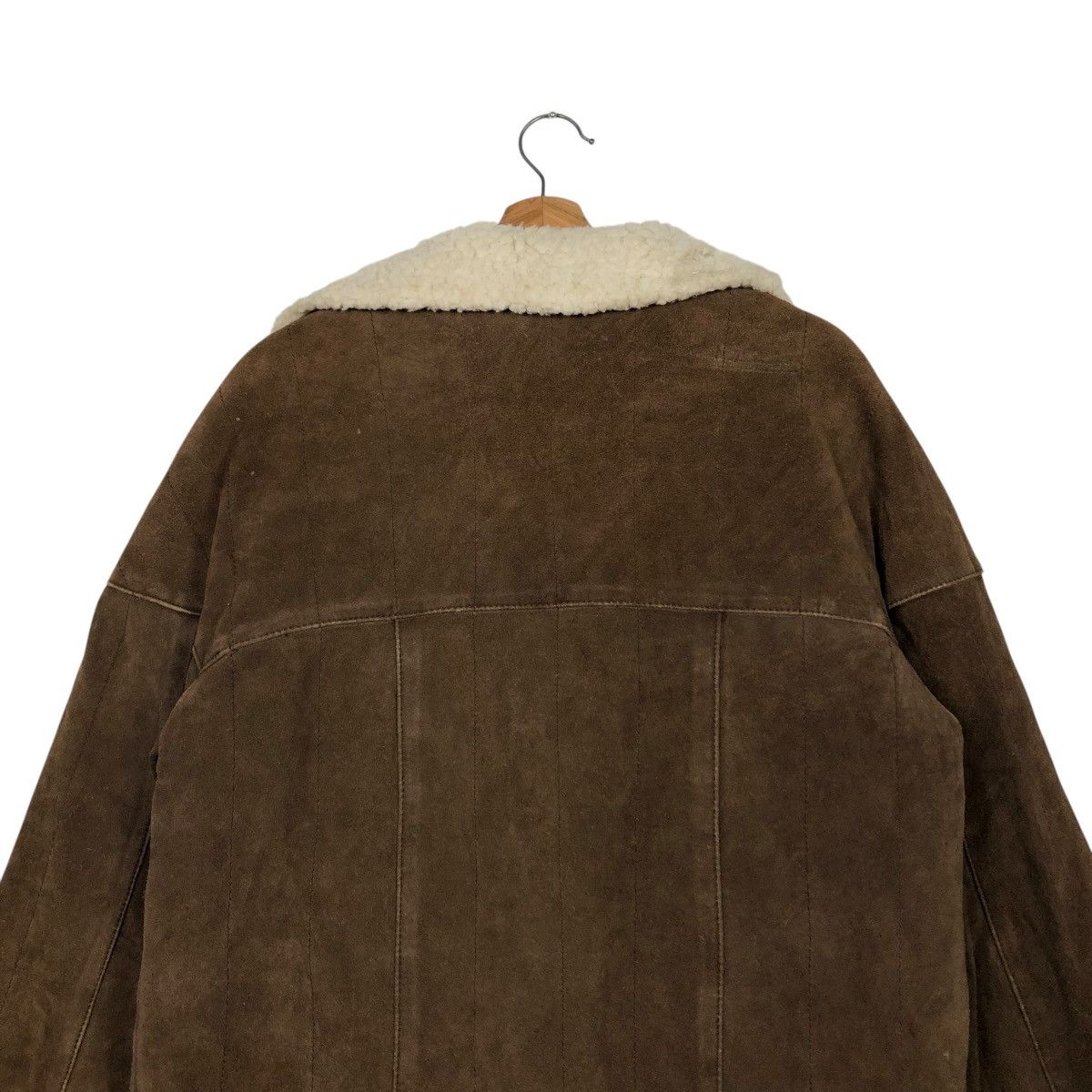 Japanese Brand VINTAGE BIKER LEATHER JACKET SHEARLING UNBRAND ISSEY MIYAKE Size US M / EU 48-50 / 2 - 11 Thumbnail