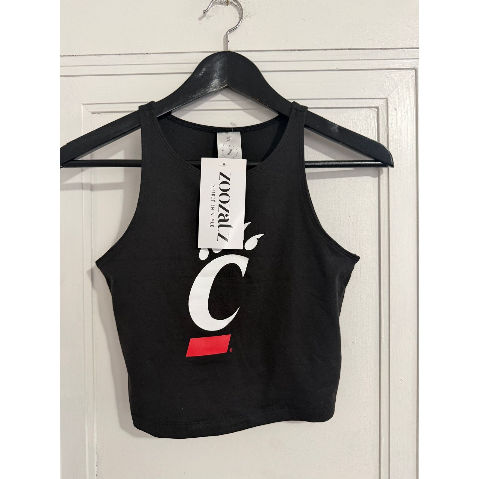 NCAA NWT Cincinnati Bearcats Cropped Tank Top Size S Size S / US 4 / IT 40 - 3 Thumbnail