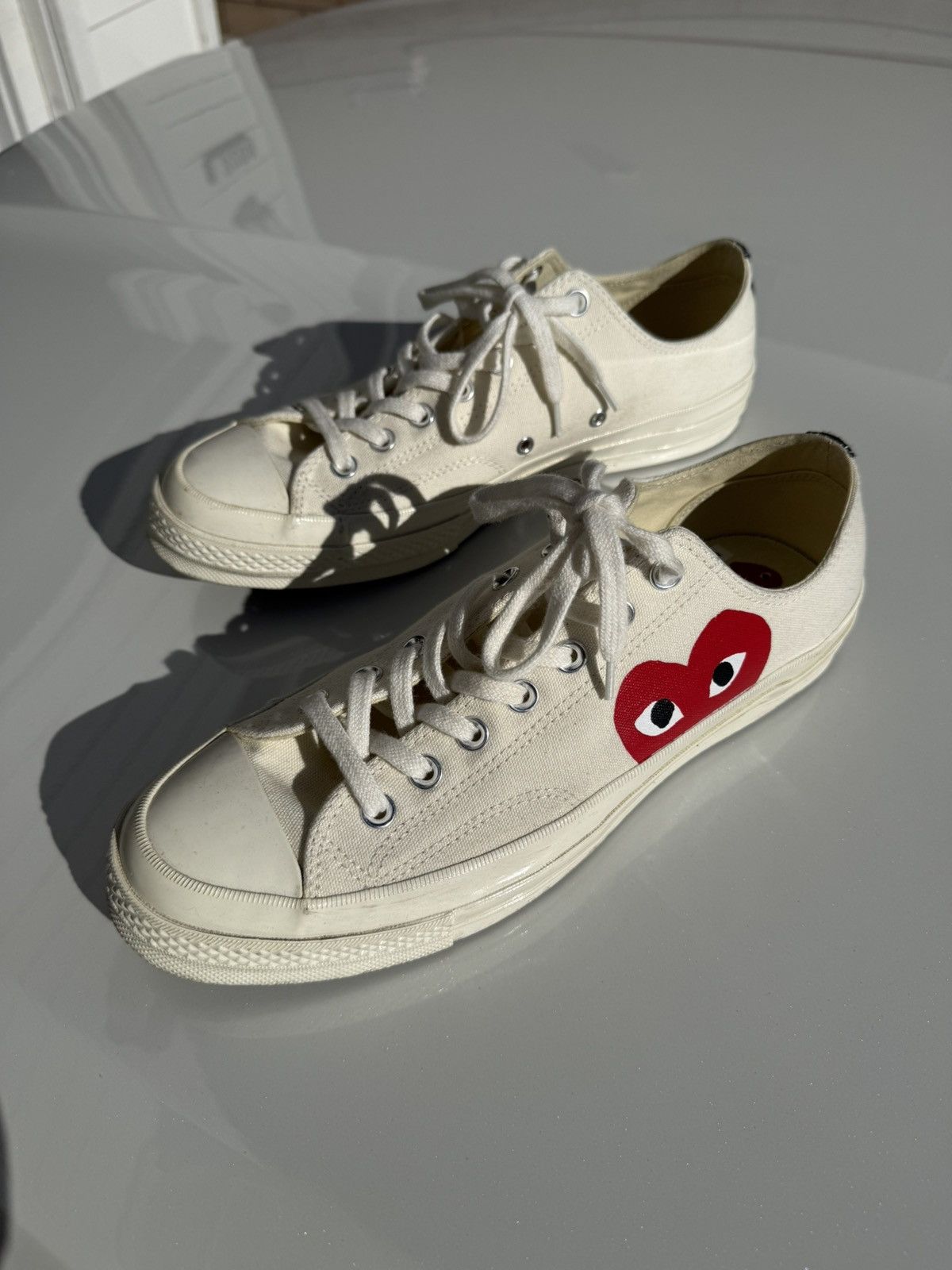 Comme des Garcons PLAY × Converse Comme Des Garcons PLAY x Converse Unisex Chuck Taylor Size US 10 / EU 43 - 4 Thumbnail