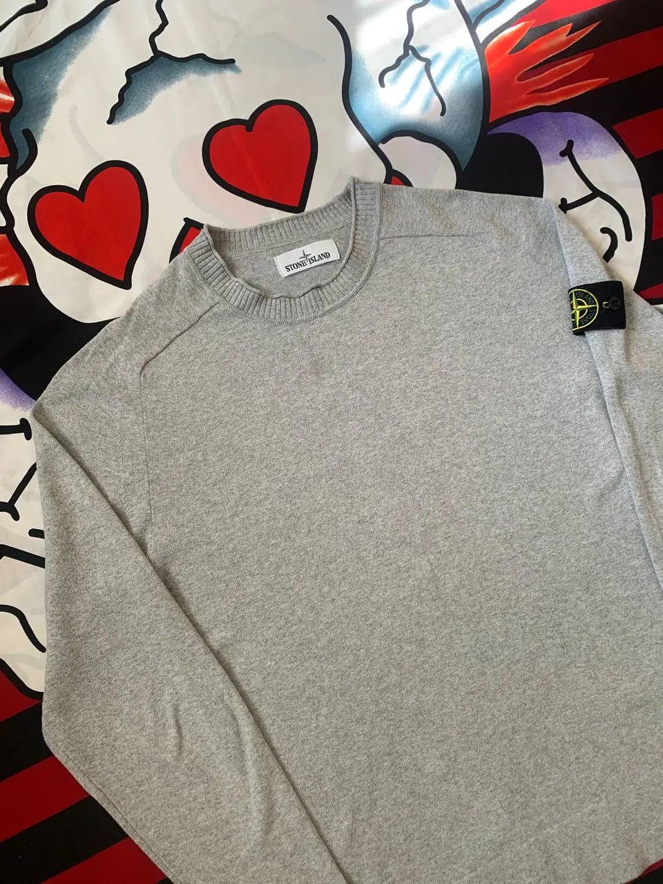 Stone Island Stone Island Classic Crewneck sweater in grey Size M Size US M / EU 48-50 / 2 - 2 Thumbnail