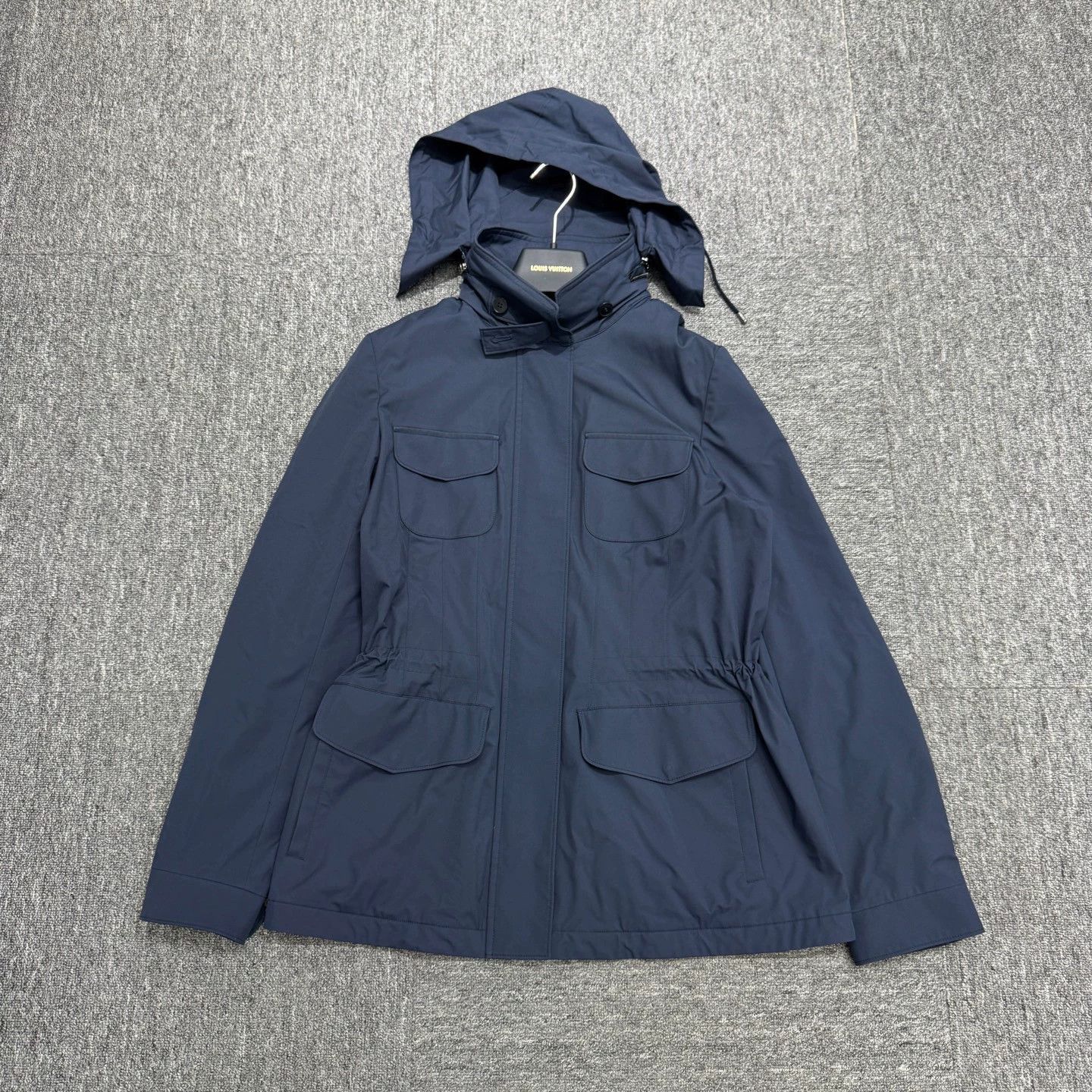 Loro Piana Blue Hooded Jacket with Multiple Pockets - Size S Size US S / EU 44-46 / 1 - 1 Thumbnail
