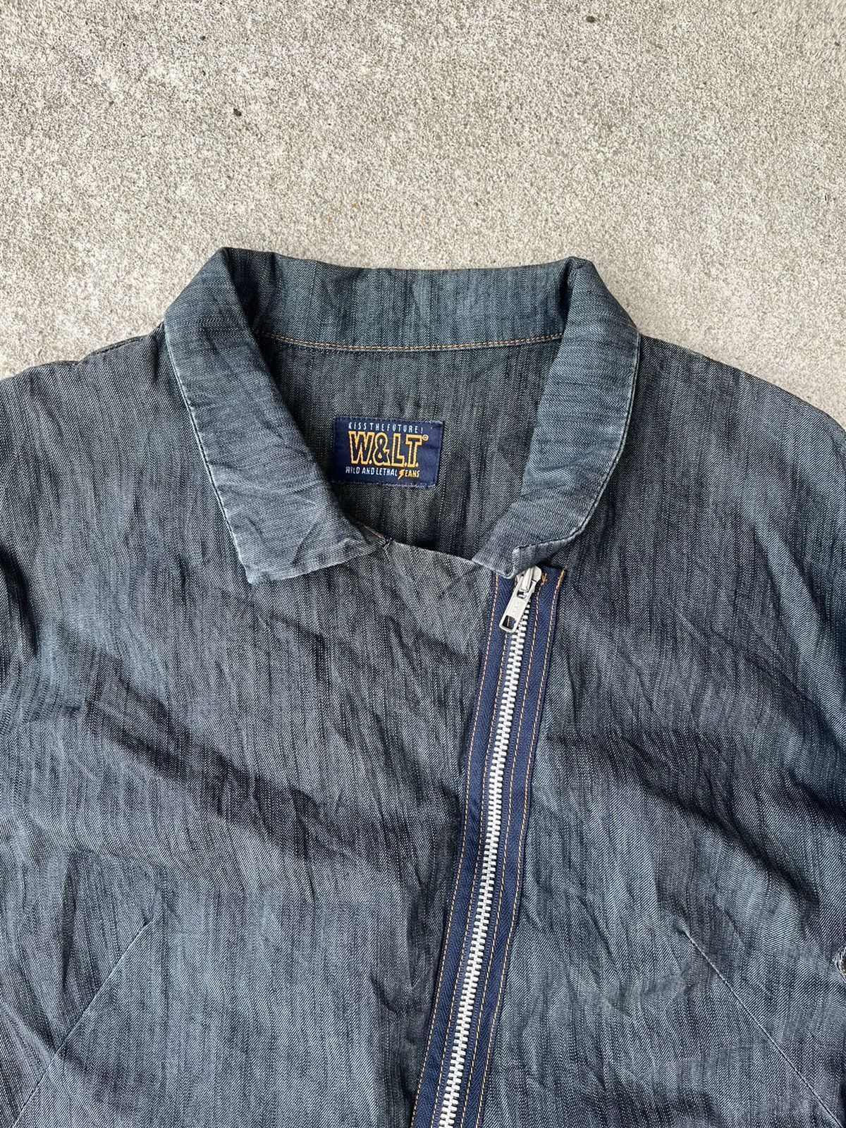 W&LT W & LT Walter Van Beiirendonck denim zip dress Size L / US 10 / IT 46 - 3 Thumbnail