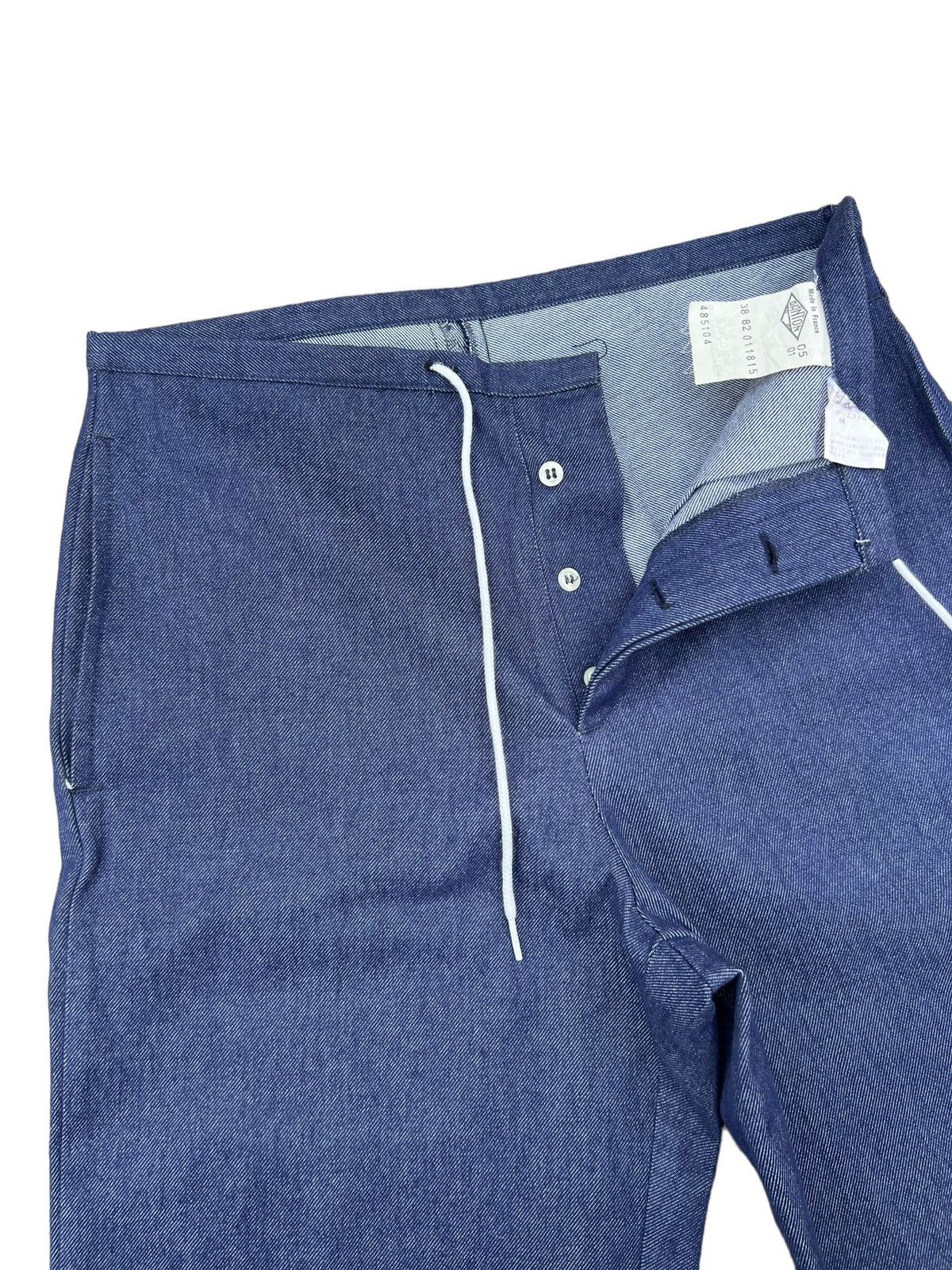 Danton Vintage Danton France Draw String Denim Trouser Pant Size US 29 - 6 Thumbnail