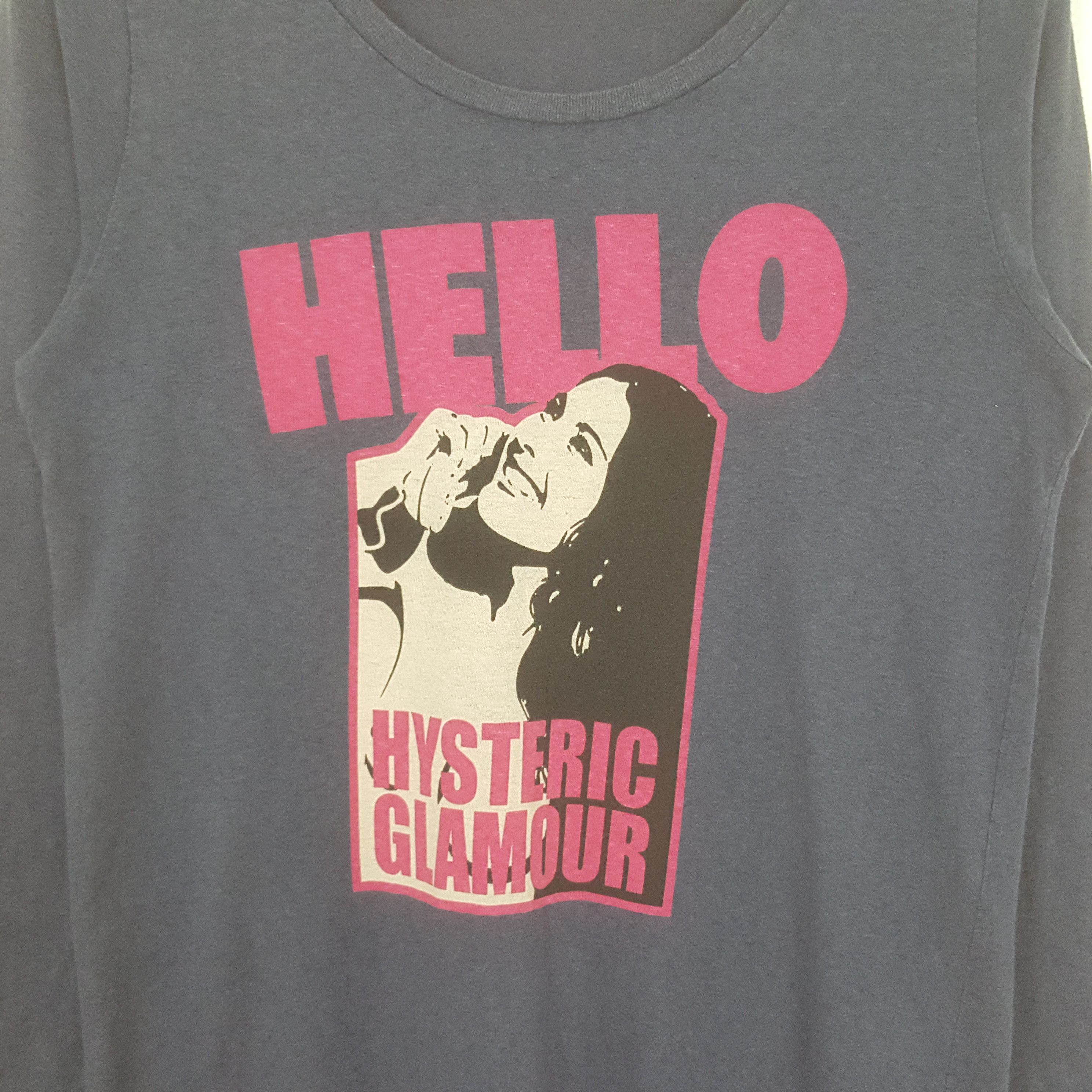 Hysteric Glamour Vintage Hello Hysteric Glamour Japanese Brand Tshirt C319N8 Size US S / EU 44-46 / 1 - 2 Thumbnail