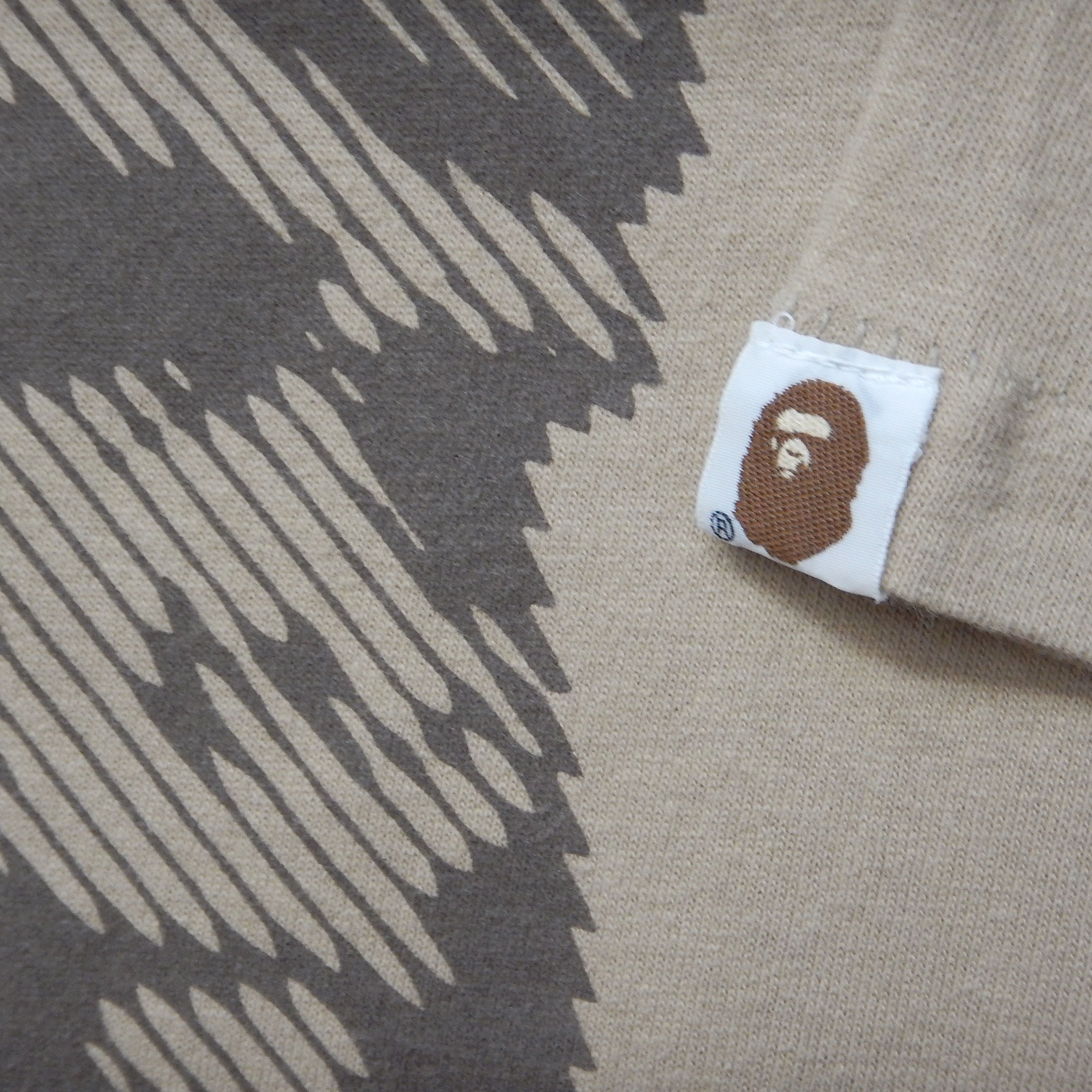 Bape BAPE Late 1990s ANVIL TAG Tan Generals Logo Tee - VERY RARE! Size US L / EU 52-54 / 3 - 3 Thumbnail