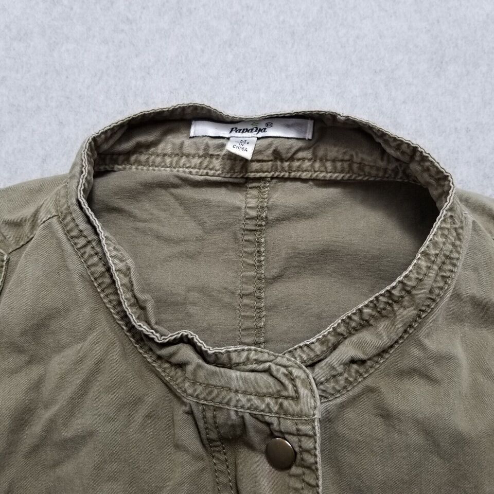 Other Papaya Jacket Womens Medium Full Zip Snap Stones Cotton Size M / US 6-8 / IT 42-44 - 5 Thumbnail