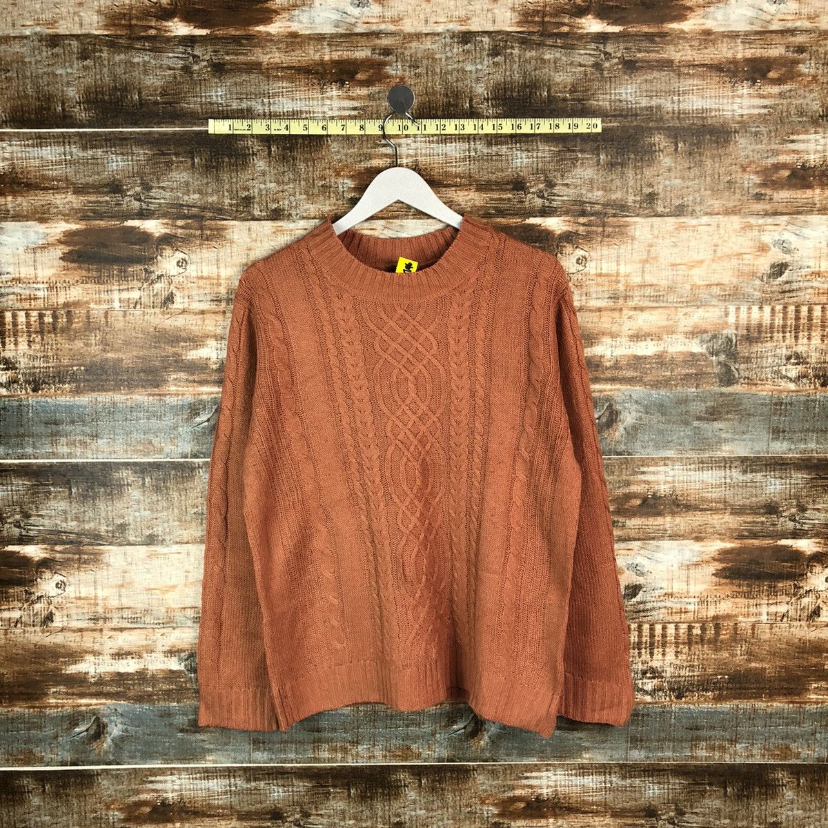 Homespun Knitwear × Japanese Brand Japan vintage Pink cable Knitwear #A1746 Size M / US 6-8 / IT 42-44 - 1 Thumbnail