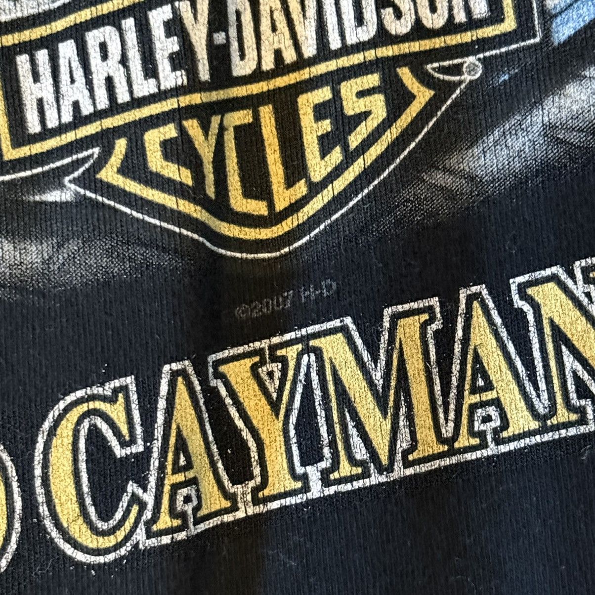 Harley Davidson 2007 Harley Davidson Double Sided Grand Cayman T-Shirt Size US L / EU 52-54 / 3 - 6 Thumbnail