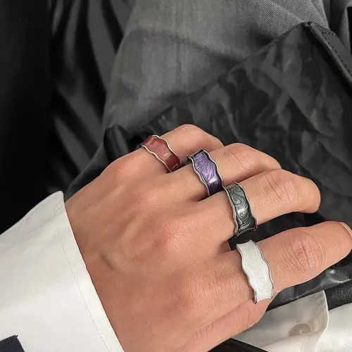 VIBE Retro punk rings Size ONE SIZE - 1 Thumbnail