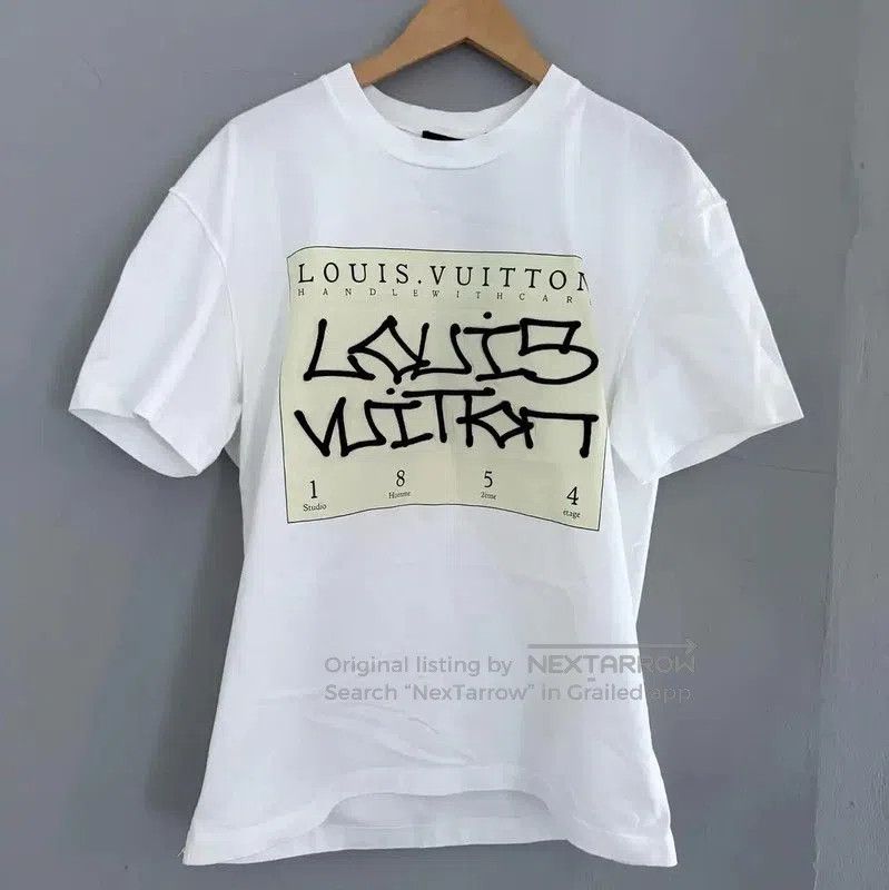 Louis Vuitton Louis Vuitton Men's White Cotton T-Shirt . Size US M / EU 48-50 / 2 - 1 Thumbnail